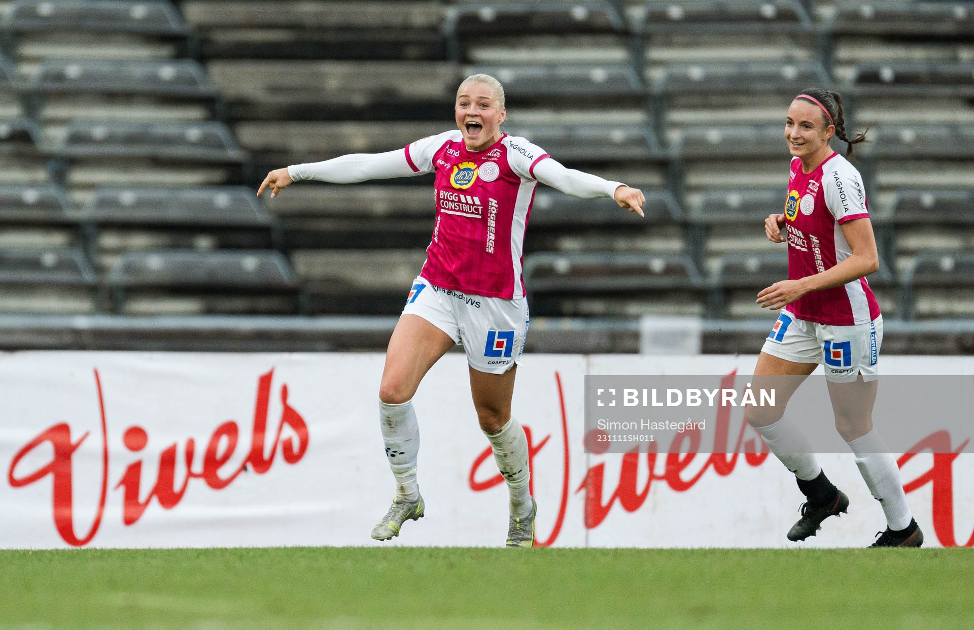 IK Uppsalas Klara Folkesson jublar