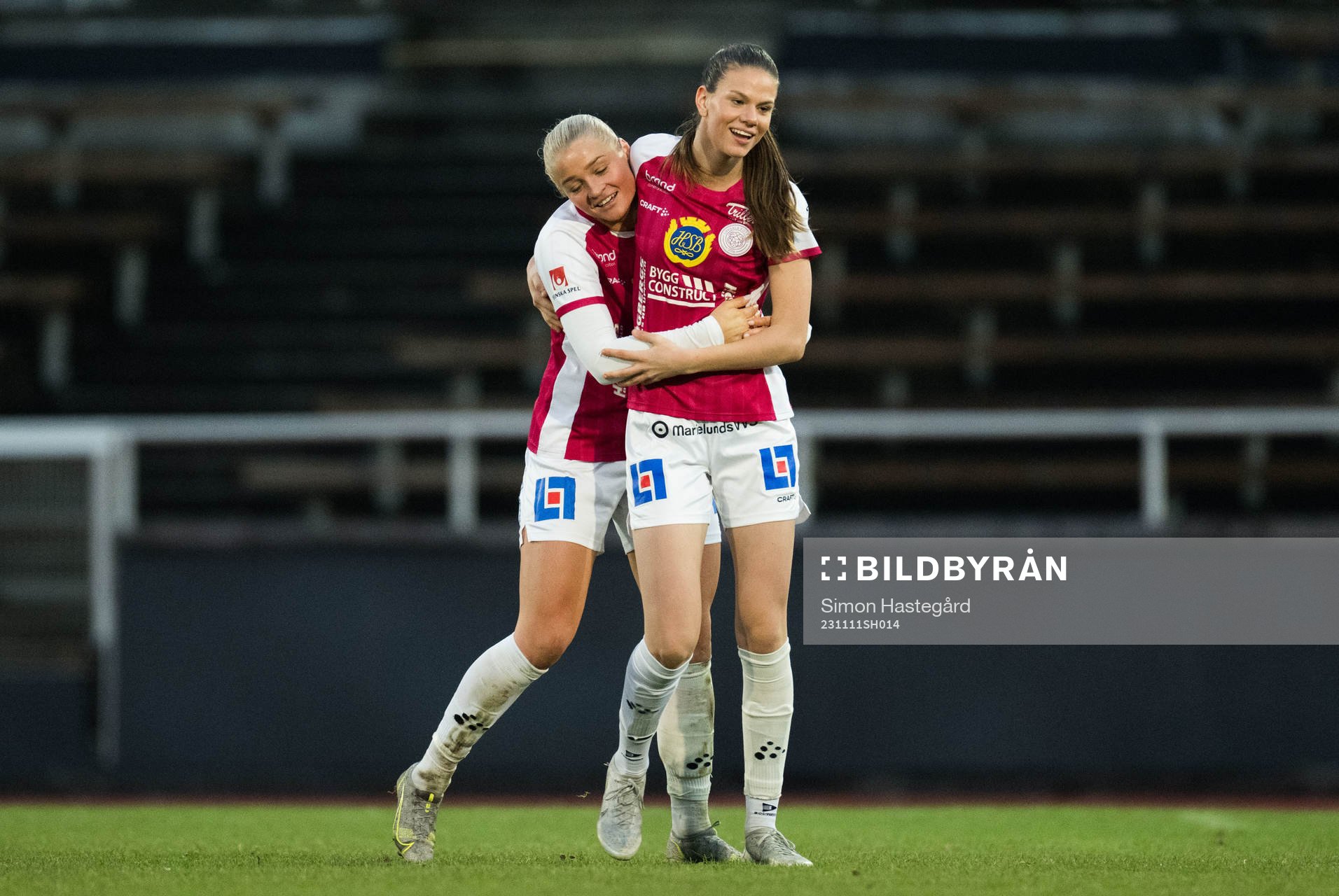 IK Uppsalas Klara Folkesson jublar