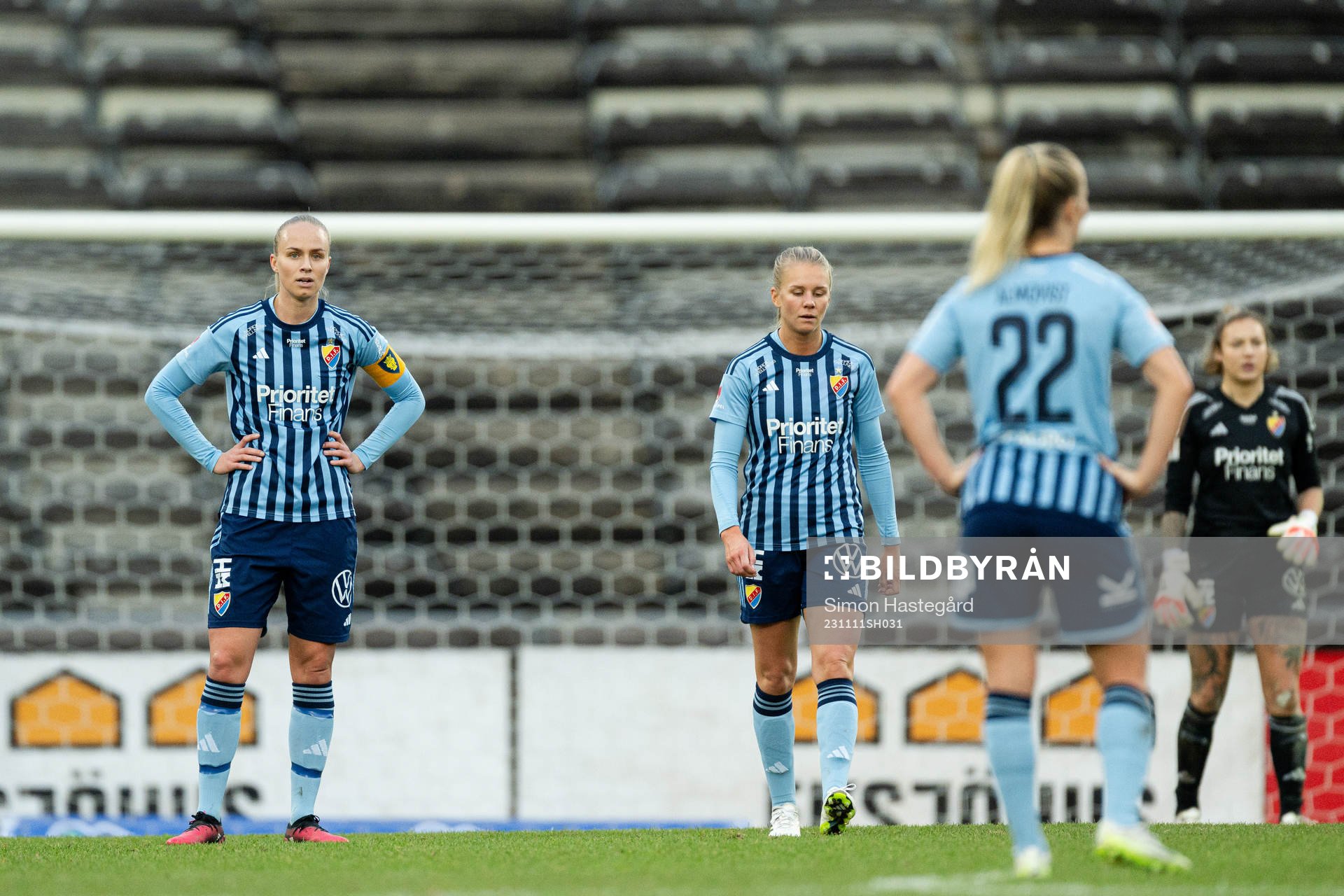 Djurgårdens Matilda Plan och Nellie Lilja deppar