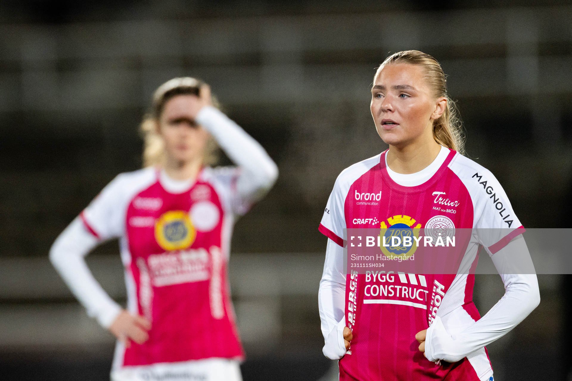 IK Uppsalas Louise Hvarfner deppar