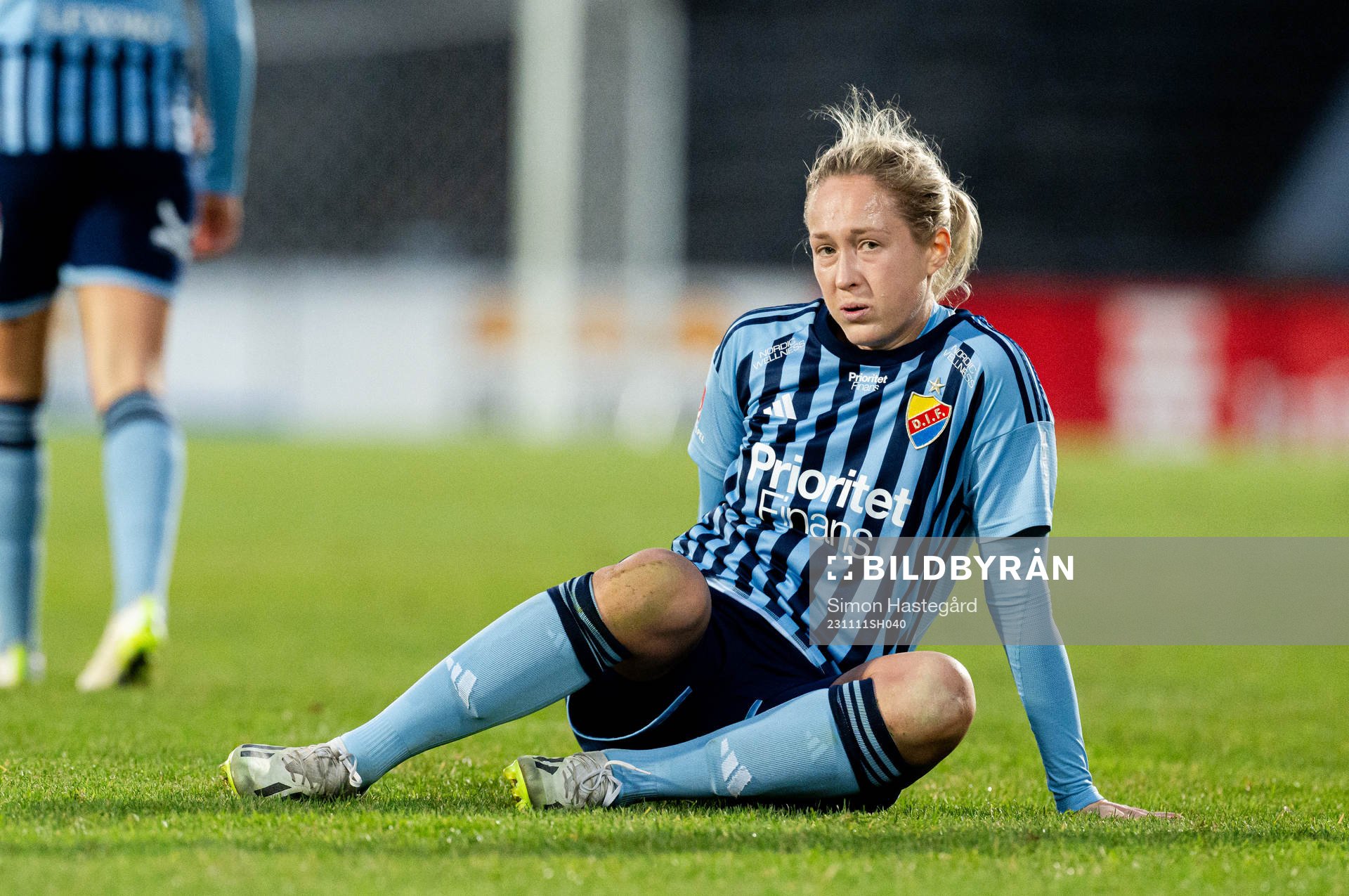 Djurgårdens Sanna Kullberg deppar