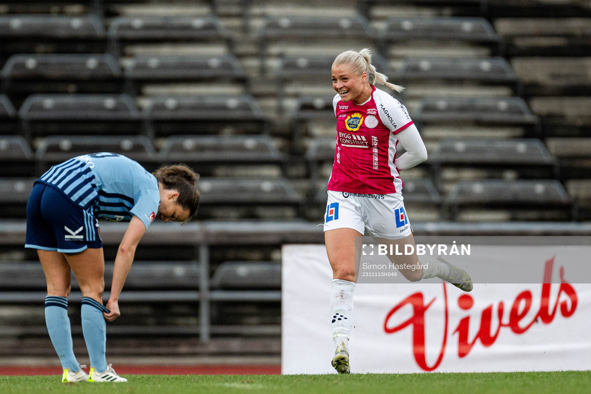 IK Uppsalas Klara Folkesson jublar