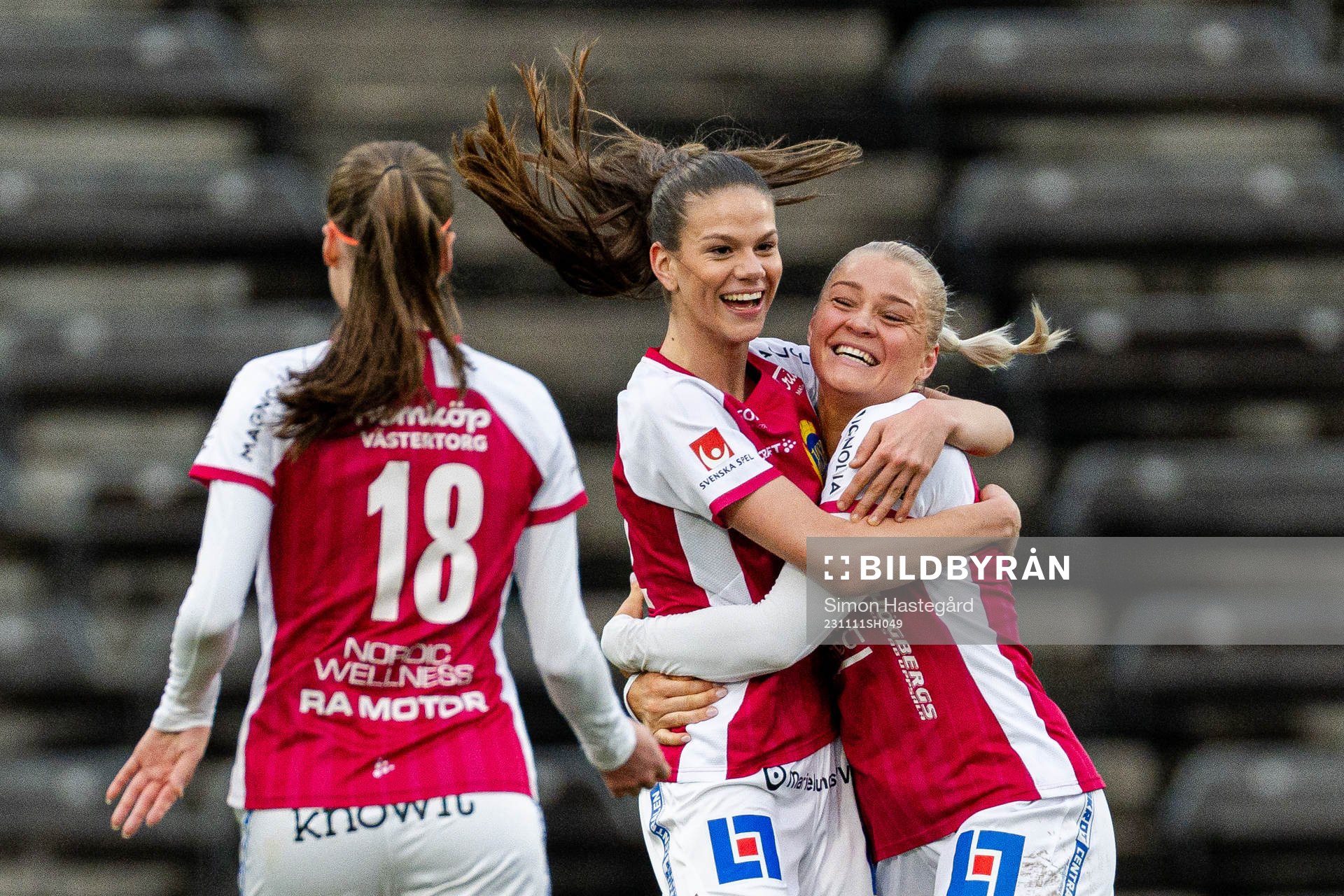 IK Uppsalas Klara Folkesson jublar
