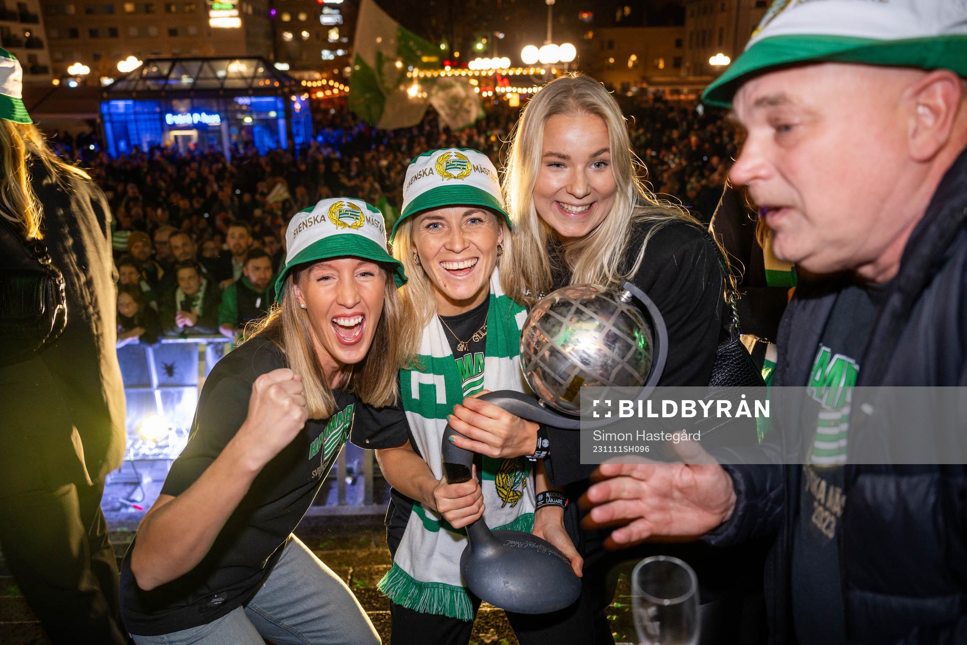 Hammarbys Julia Roddar, Ellen Gibson och Eva Nyström