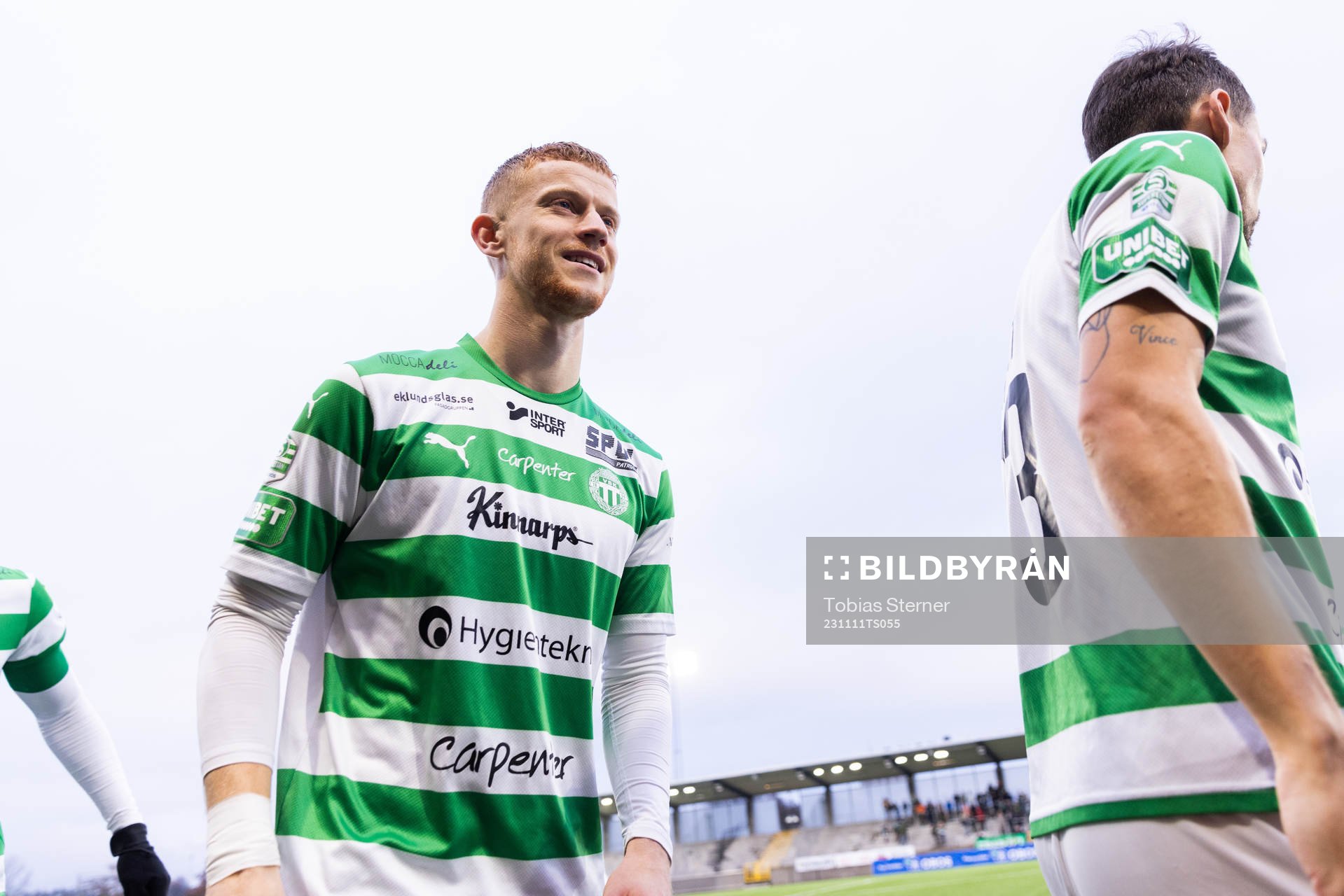 Västerås SKs Daniel Ask inför fotbollsmatchen i Superettan mellan Västerås SK och Östersund den 11 november 2023 i Västerås. 