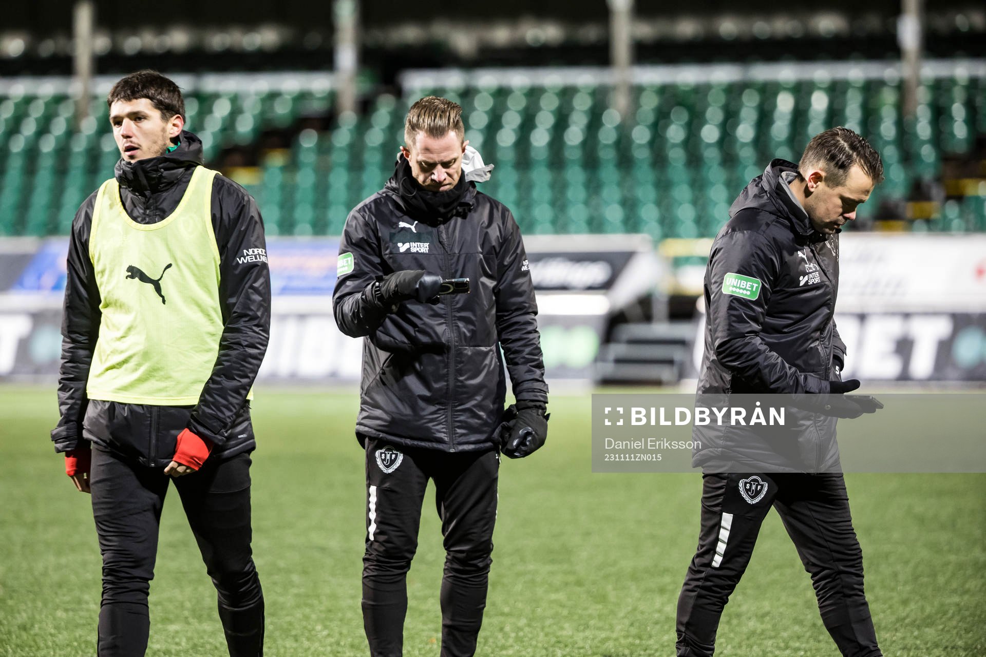 Jönköpings Södras Sadmir Zekovic och Tommy Thelin och