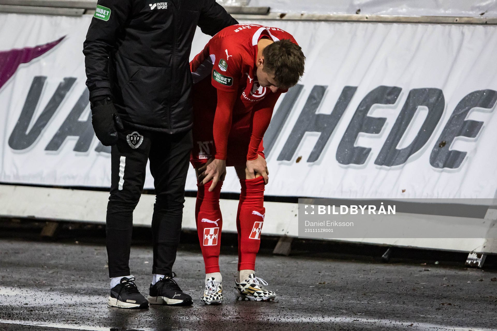 Jönköpings Södras Daniel Strandsäter deppar