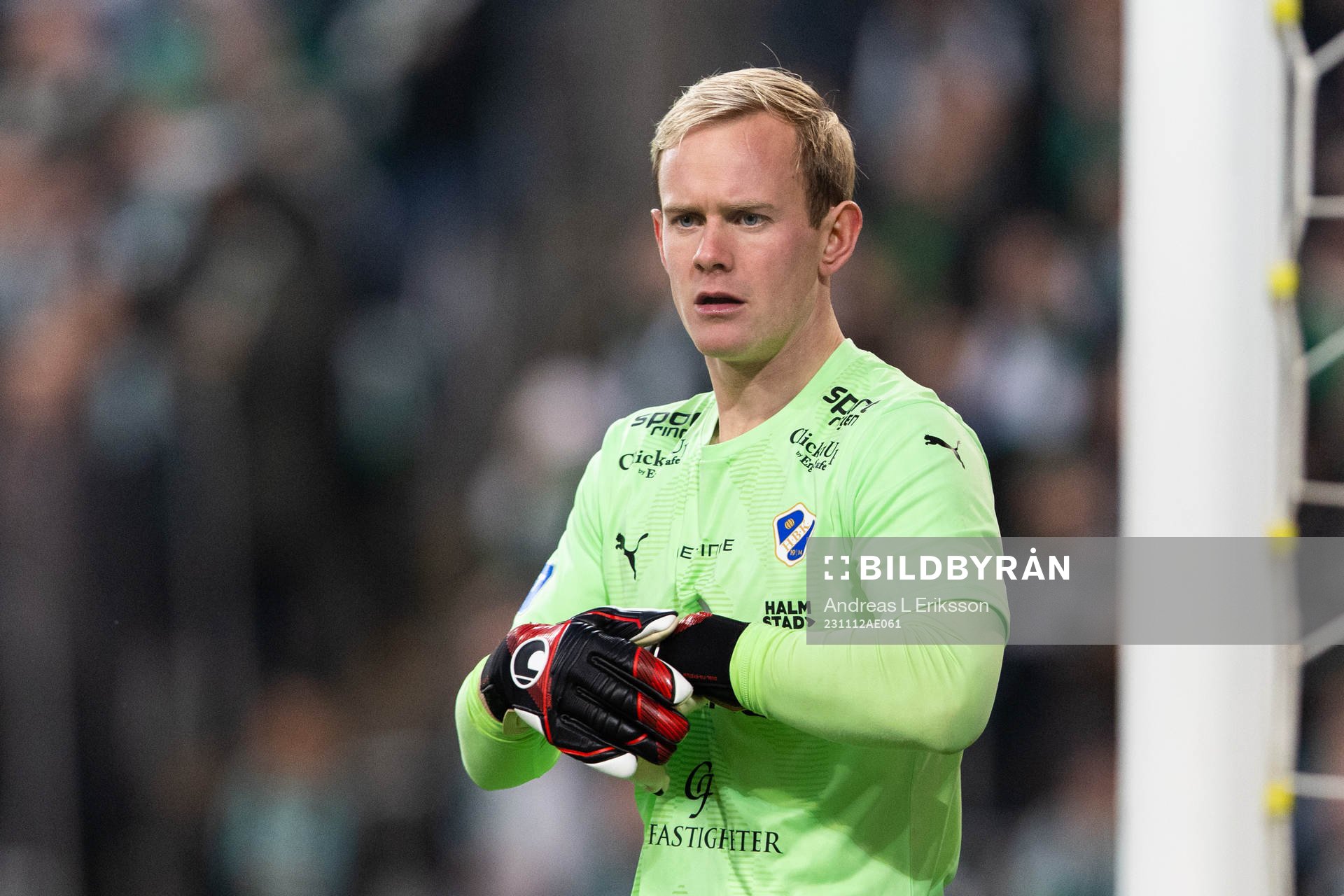 Halmstads målvakt Malte Påhlsson