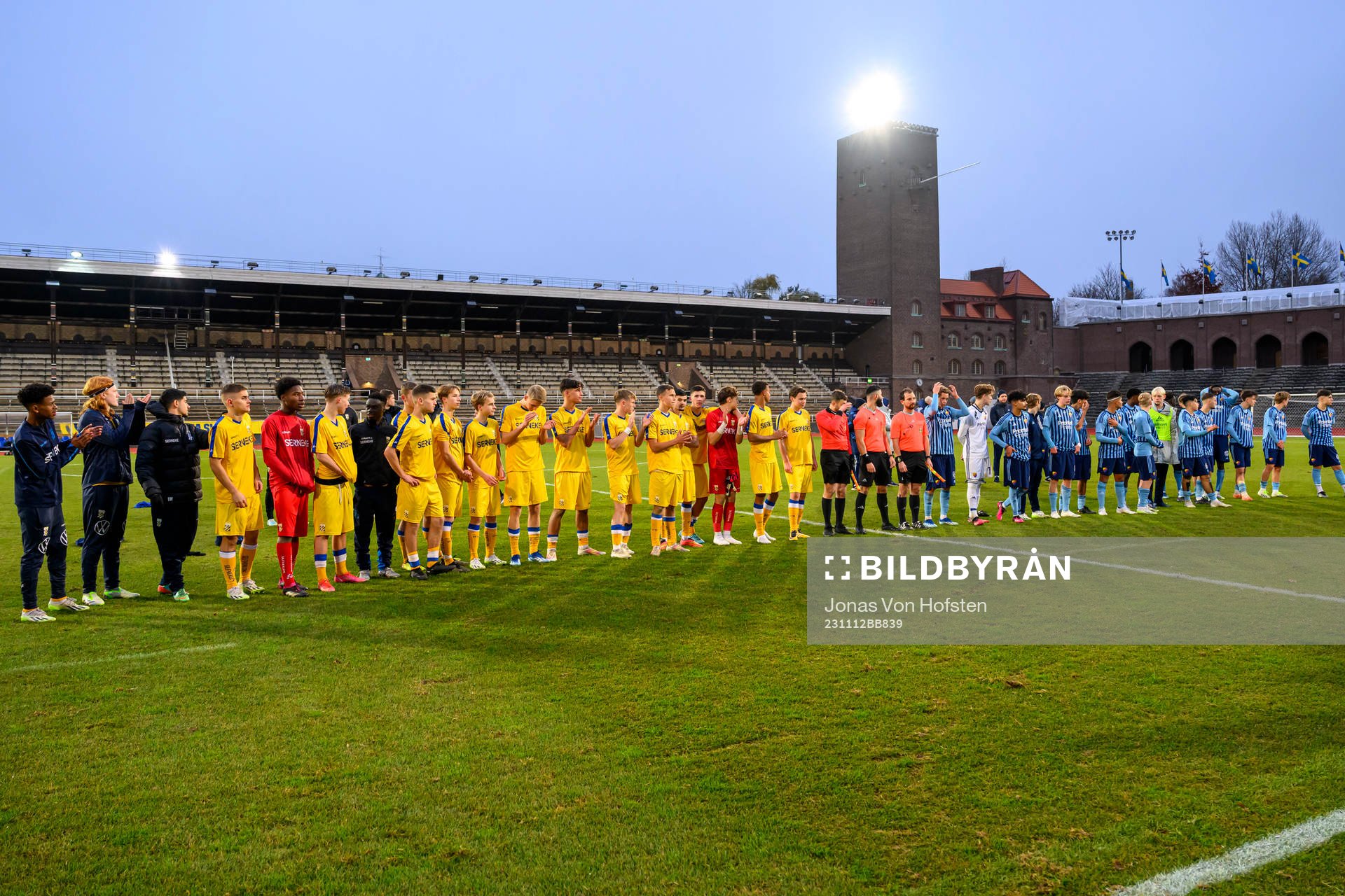 IFK Göteborgs och Djurgårdens spelare
