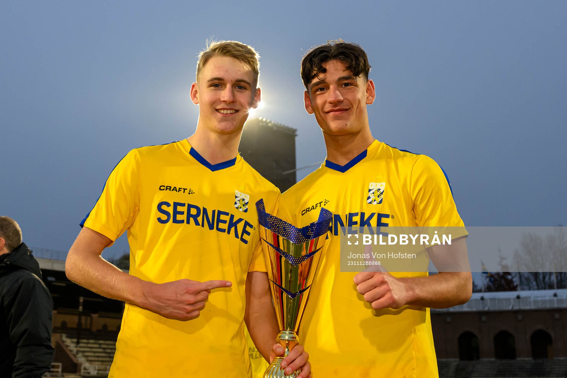 IFK Göteborg spelare jublar