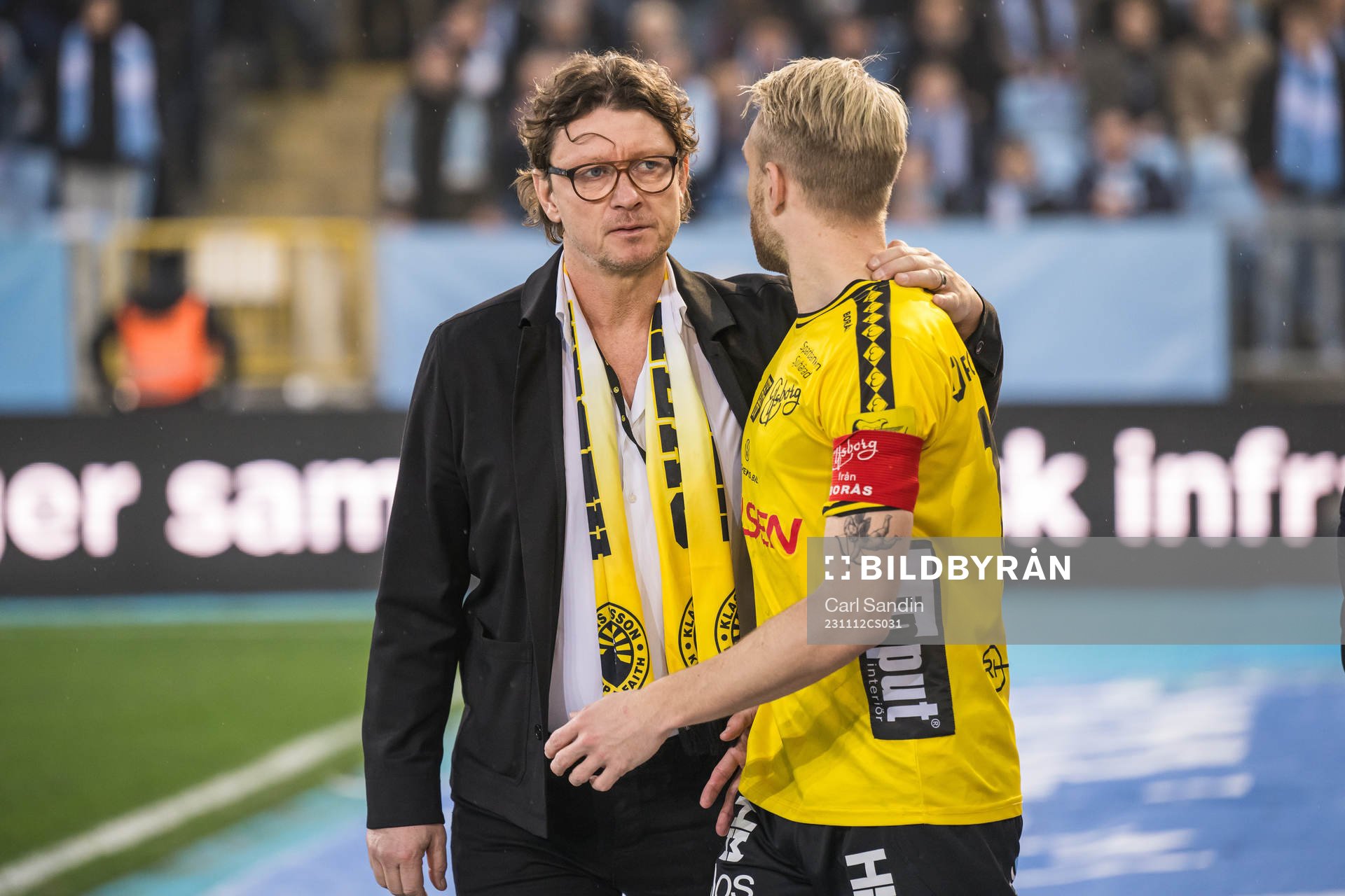 Elfsborgs klubbchef Stefan Andreasson och Johan Larsson