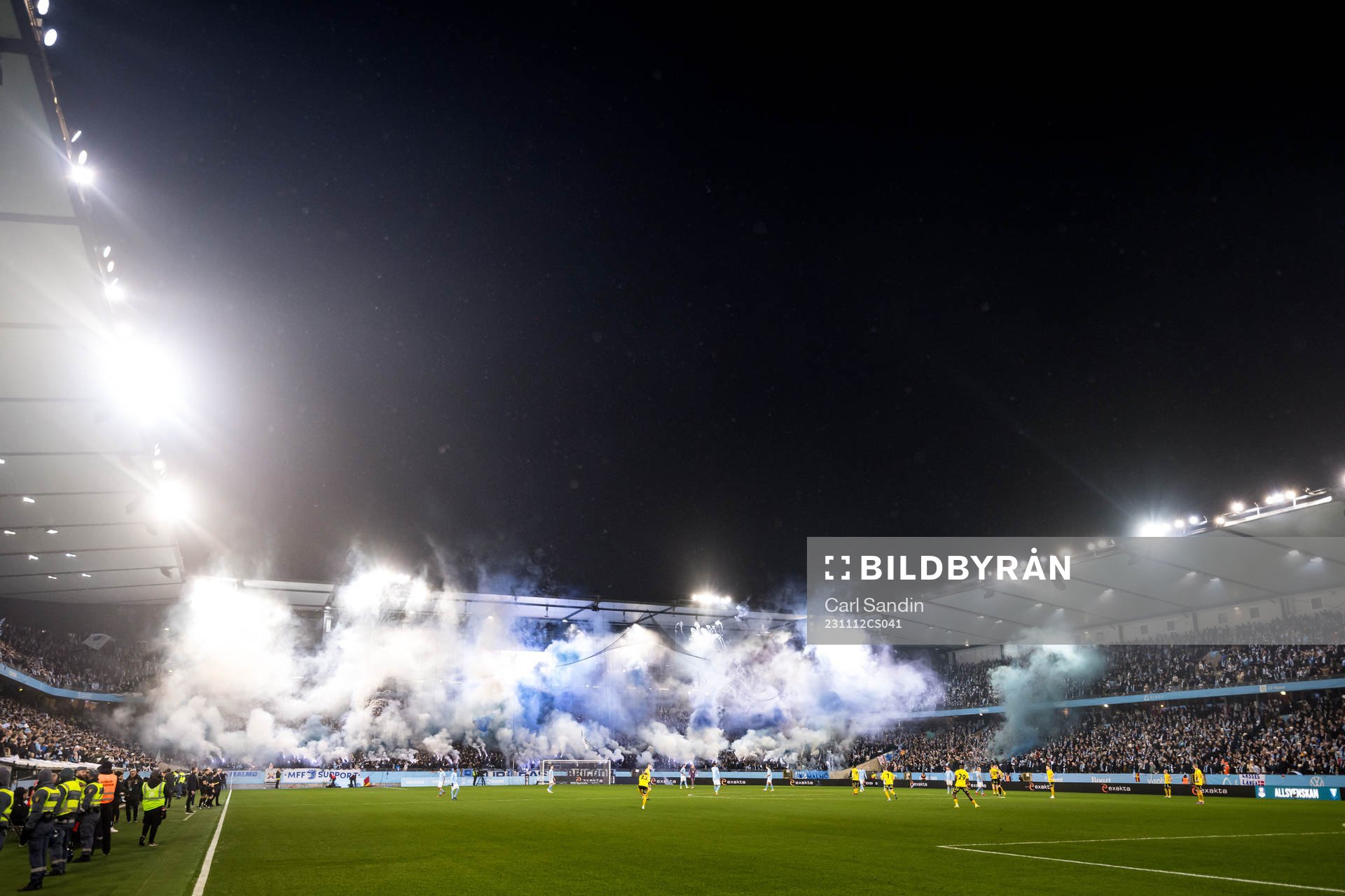 Malmö FFs supportar med tifo