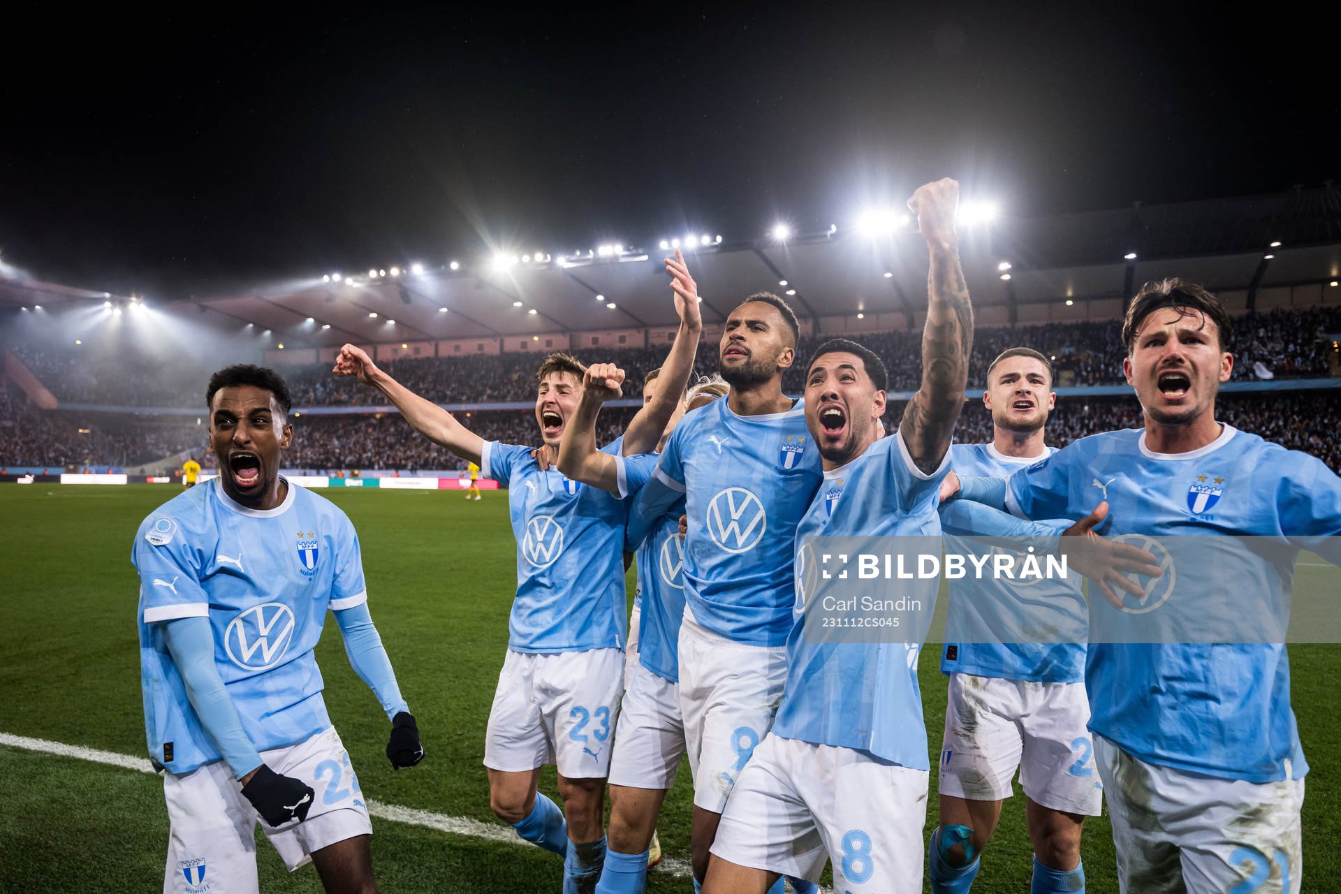 Malmö FFs Isaac Kiese Thelin jublar