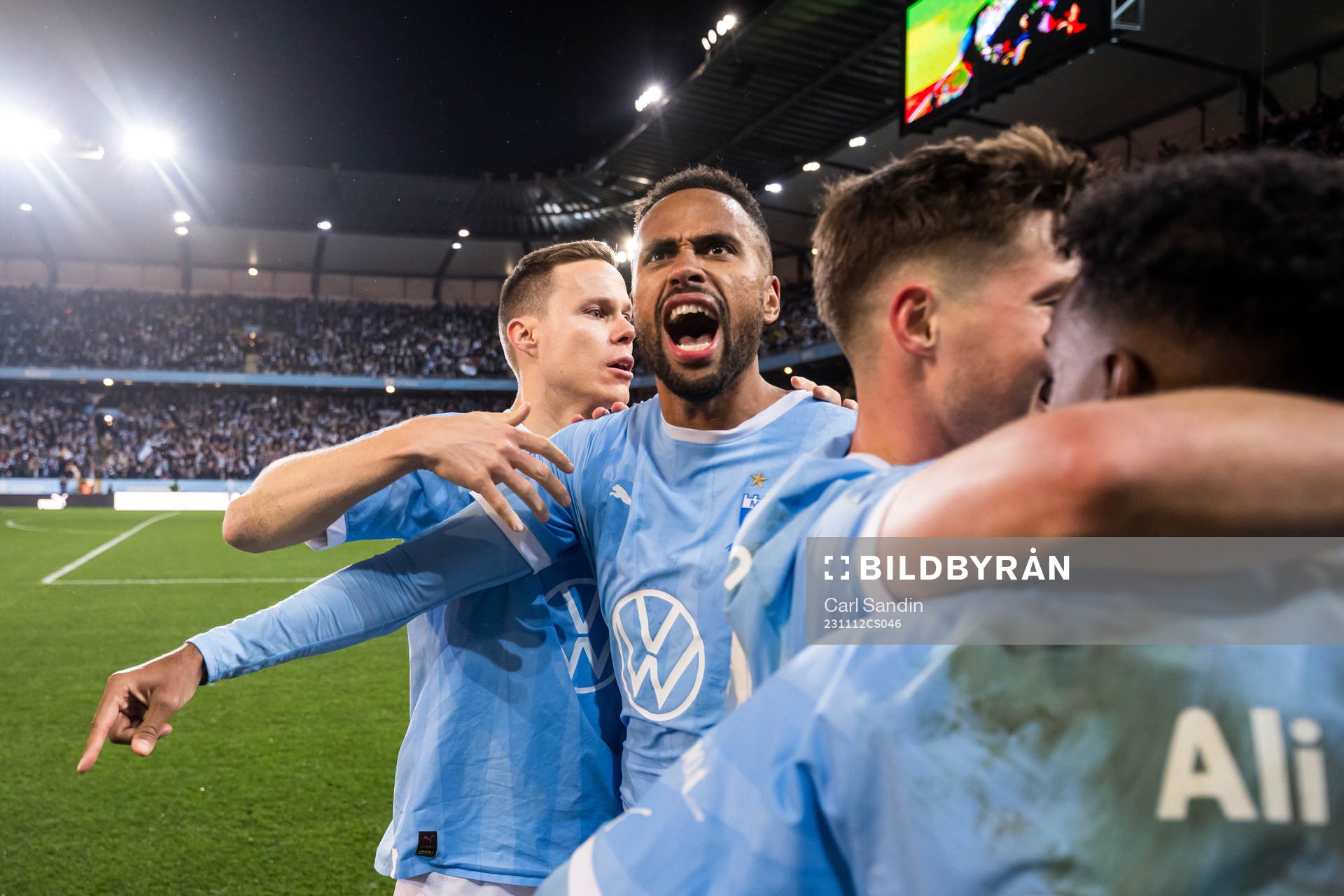 Malmö FFs Isaac Kiese Thelin jublar