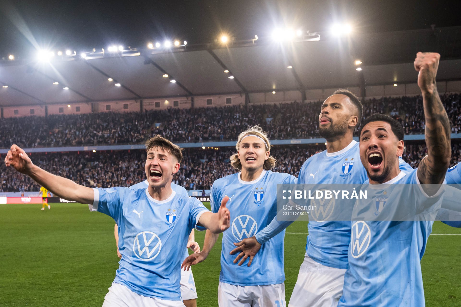 Malmö FFs Isaac Kiese Thelin jublar