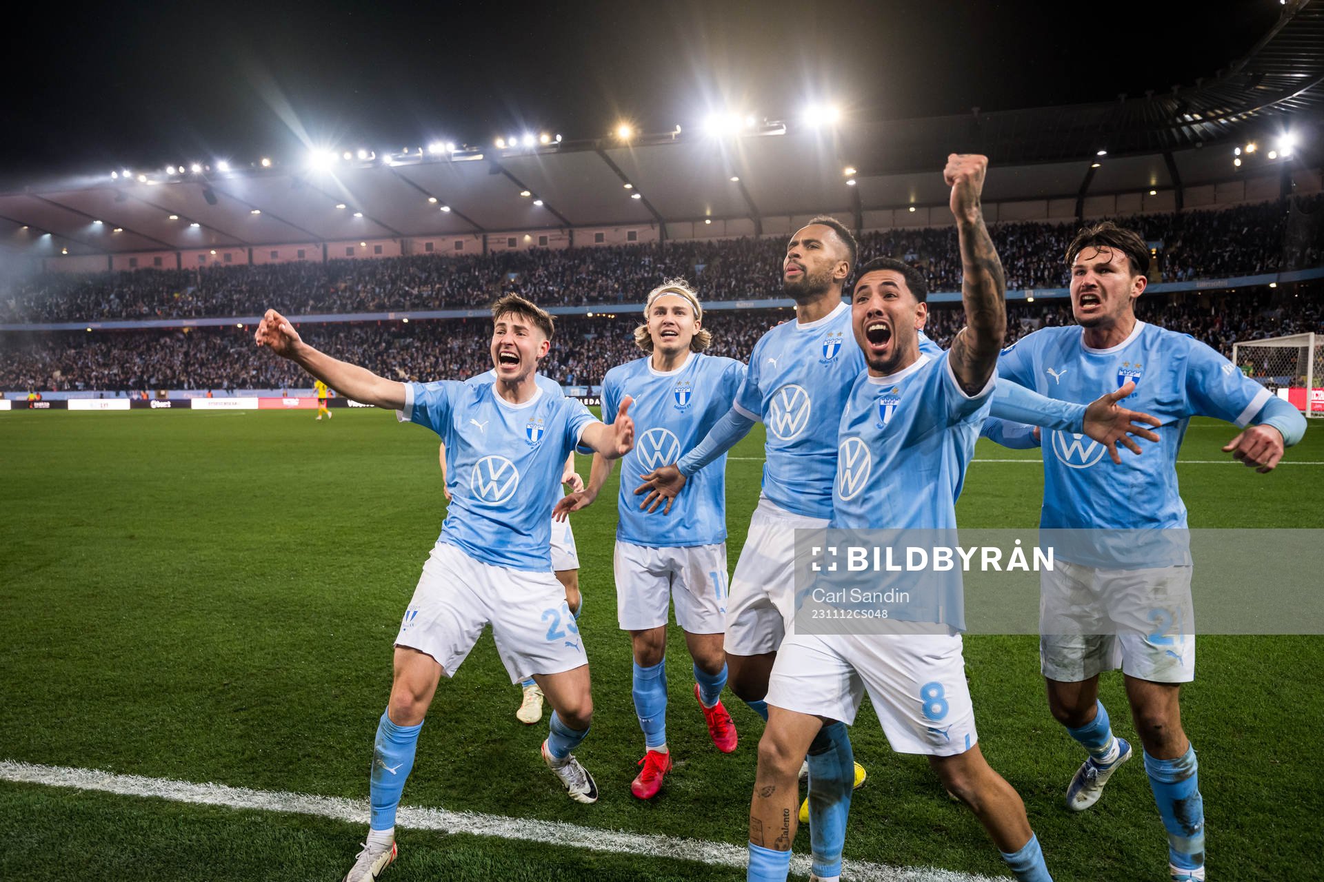 Malmö FFs Isaac Kiese Thelin jublar