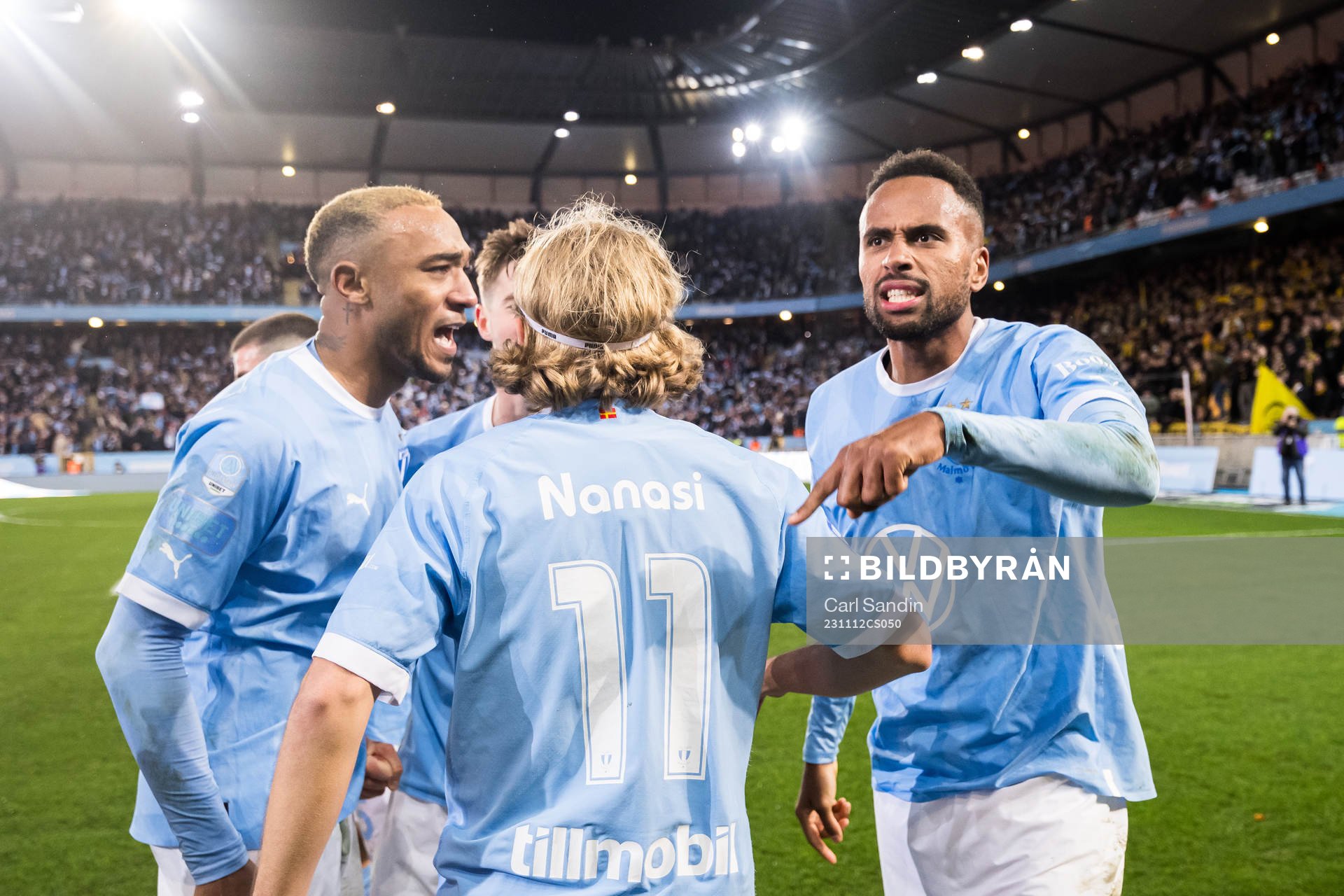 Malmö FFs Isaac Kiese Thelin jublar