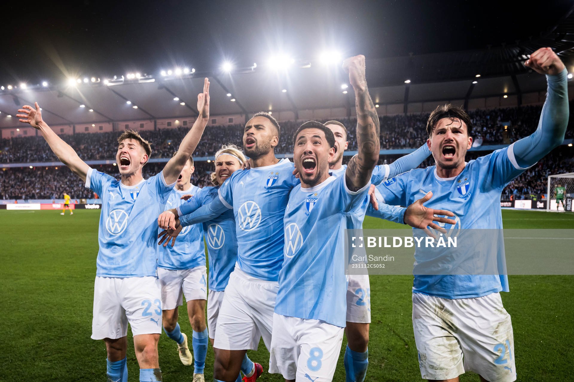 Malmö FFs Isaac Kiese Thelin jublar