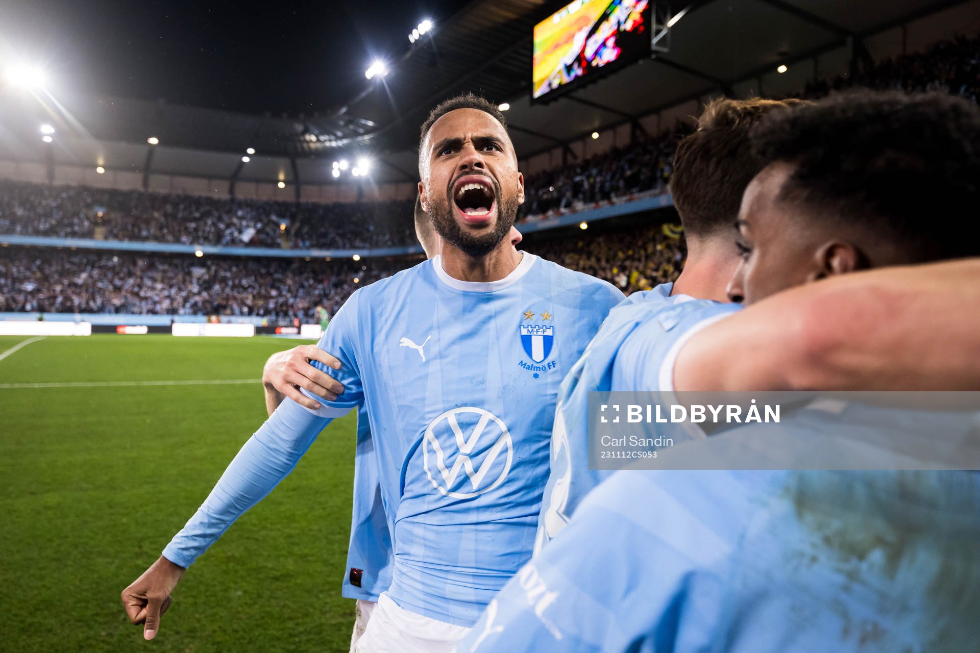 Malmö FFs Isaac Kiese Thelin jublar