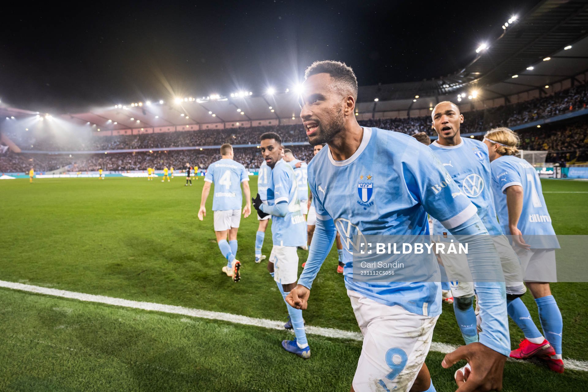 Malmö FFs Isaac Kiese Thelin jublar