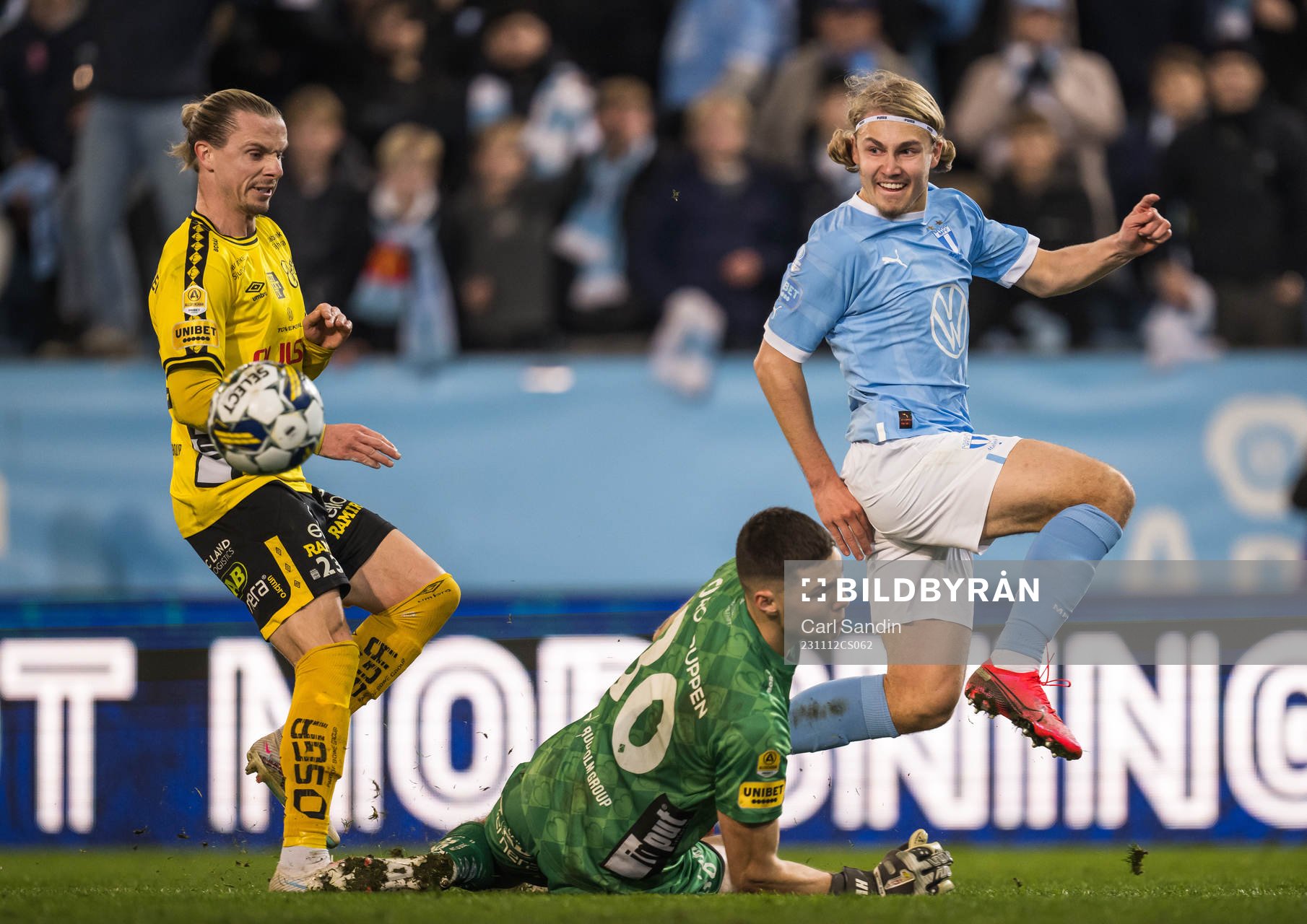 Elfsborgs Niklas Hult och målvakt Hakon Valdimarsson