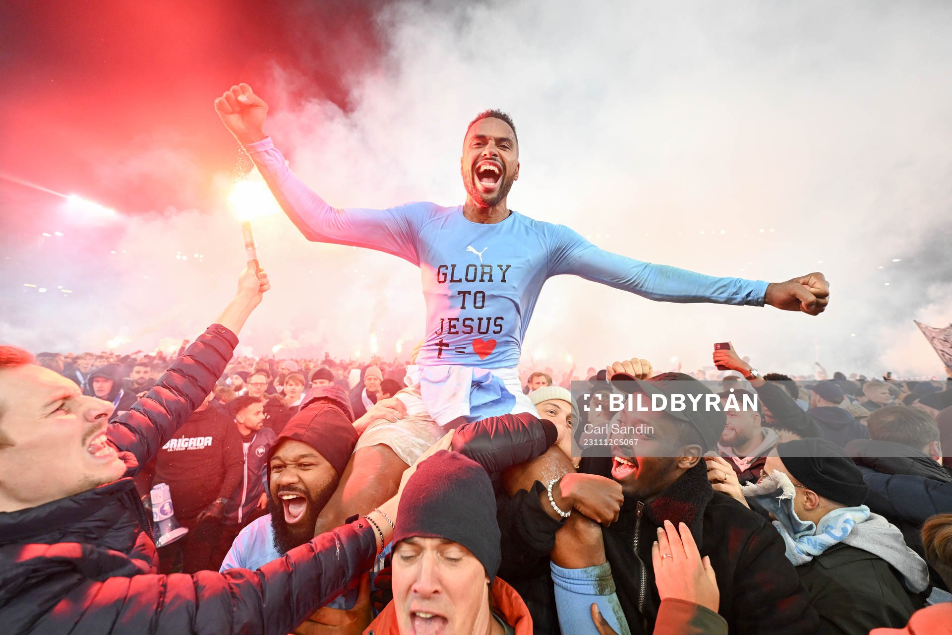 Malmö FFs Isaac Kiese Thelin jublar