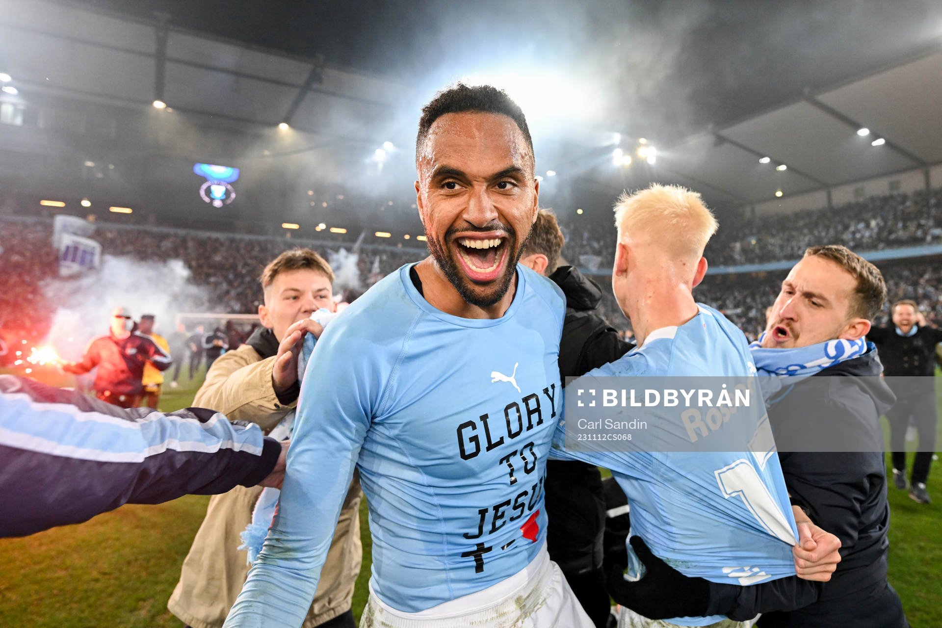 Malmö FFs Isaac Kiese Thelin jublar