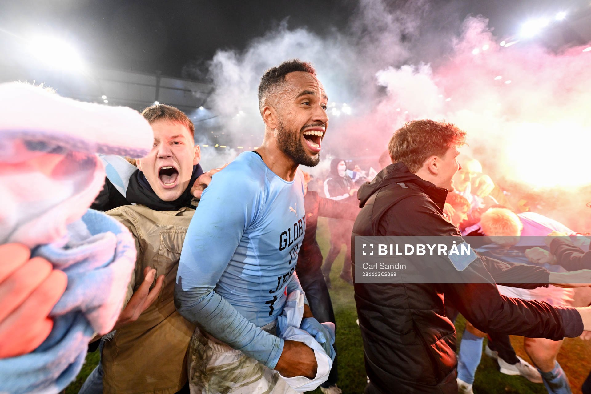 Malmö FFs Isaac Kiese Thelin jublar