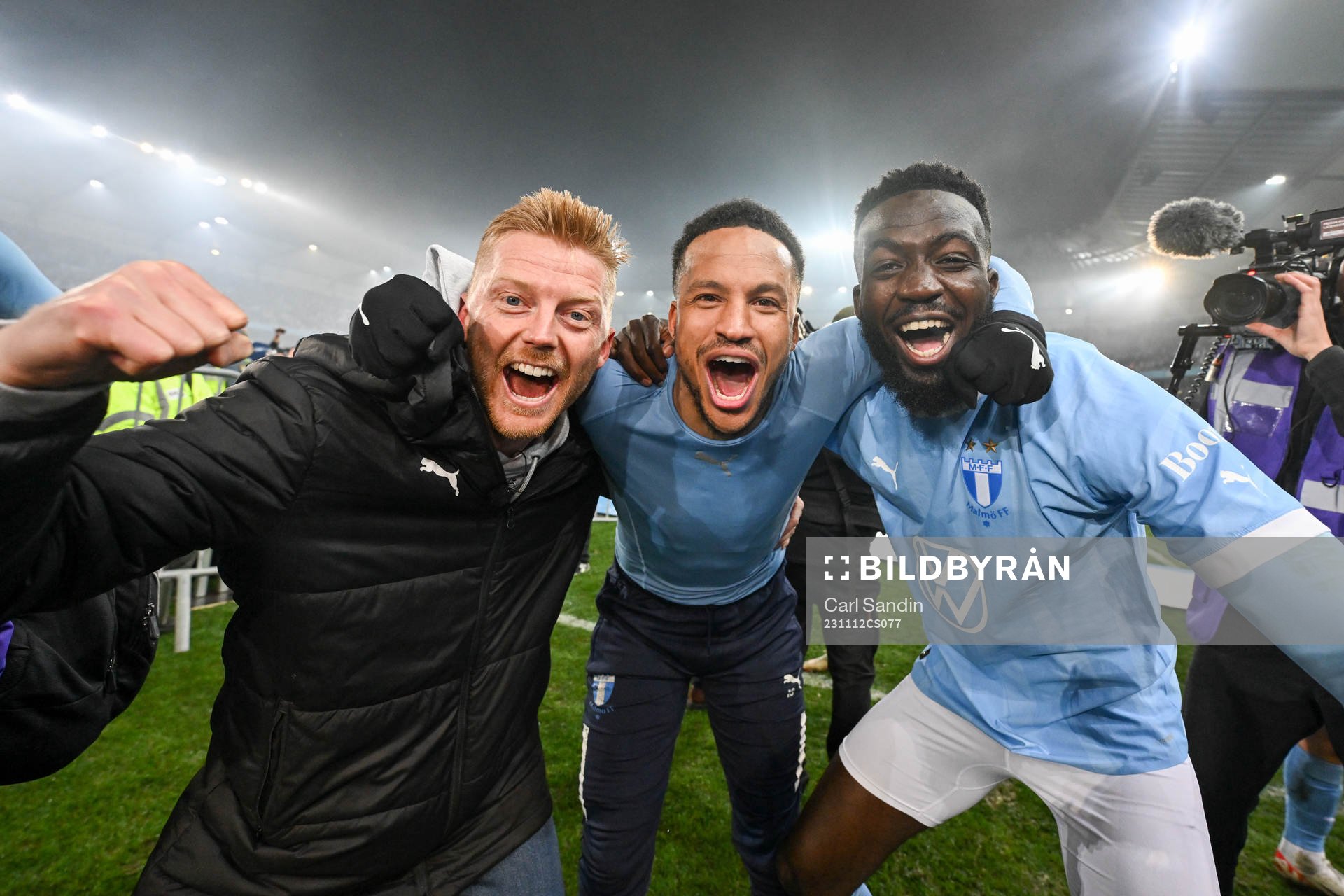 Malmö FFs Anders Christiansen, Martin Olsson cig Mahame