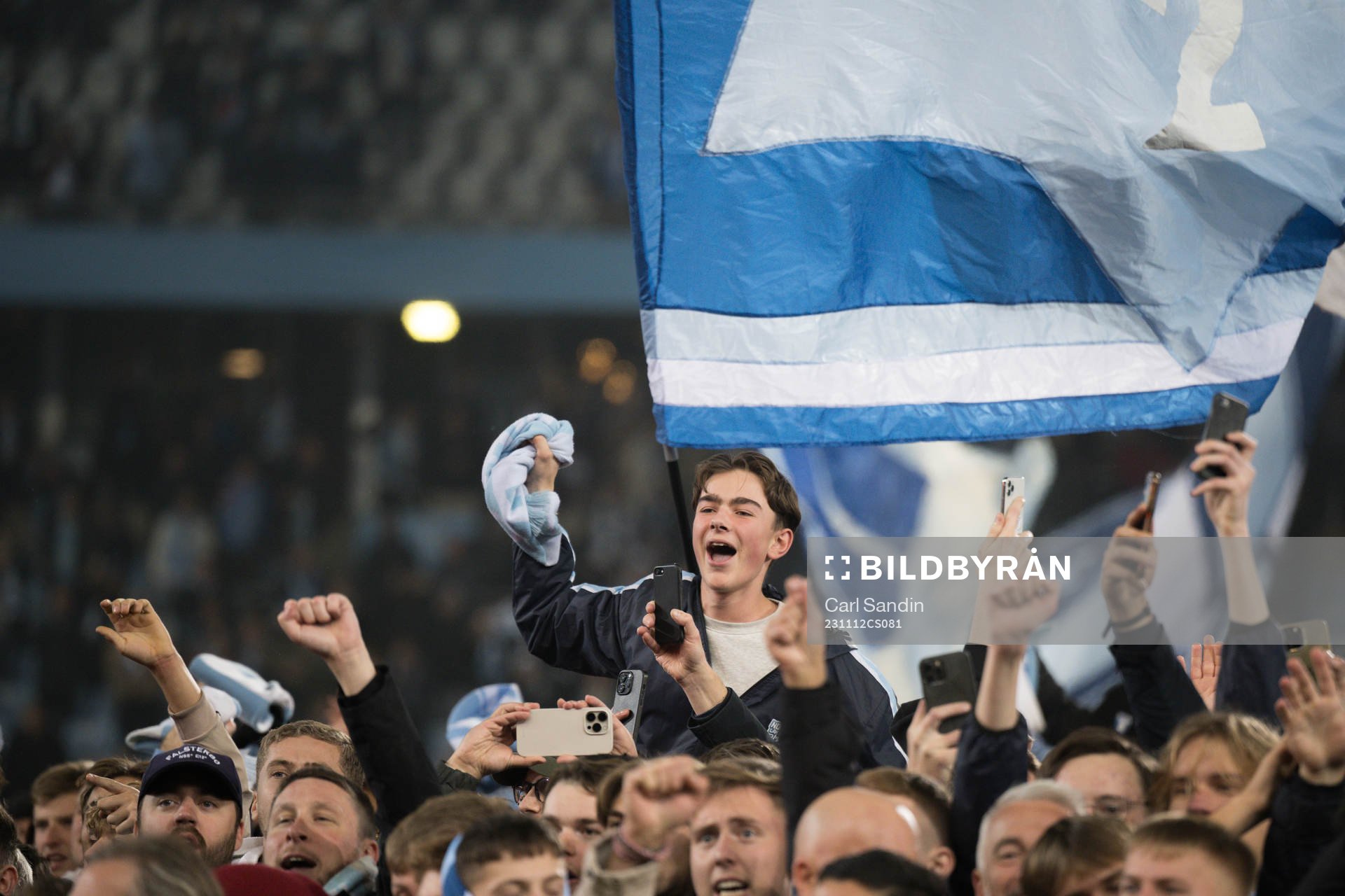 Malmö FFs supportar jublar