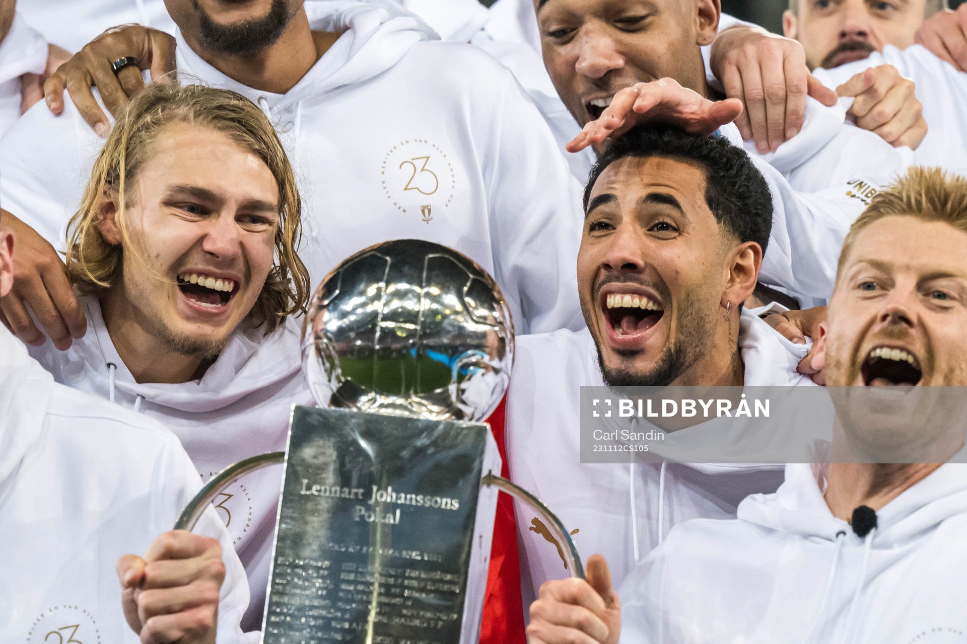 Malmö FFs Sebastian Nanasi och Sergio Pena jublar
