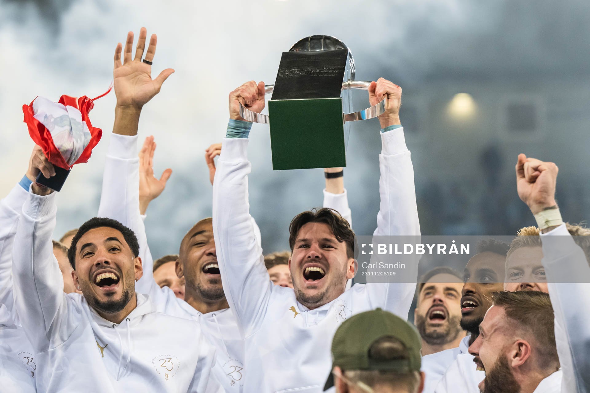 Malmö FFs Stefano Vecchia jublar