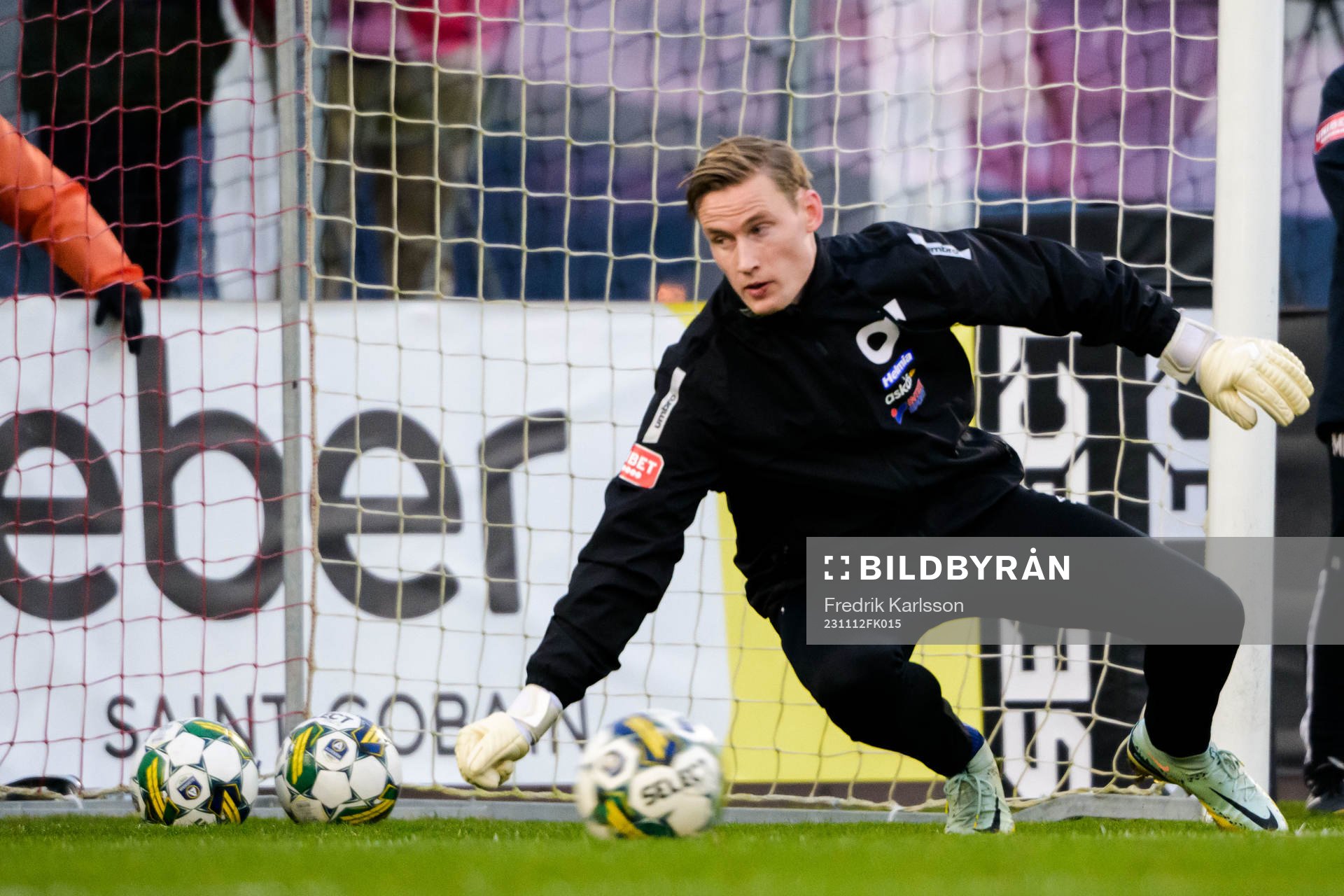Degerfors målvakt Sondre Lovseth Rossbach