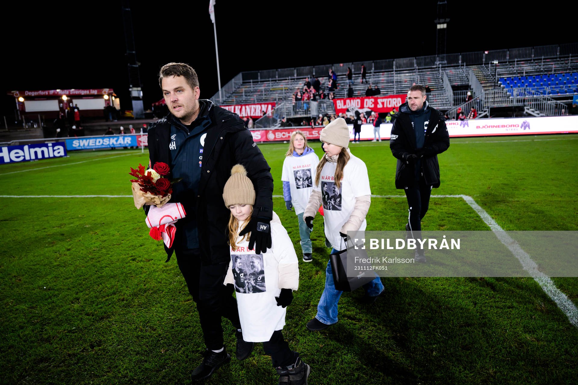 Degerfors tränare Andreas Holmberg deppar