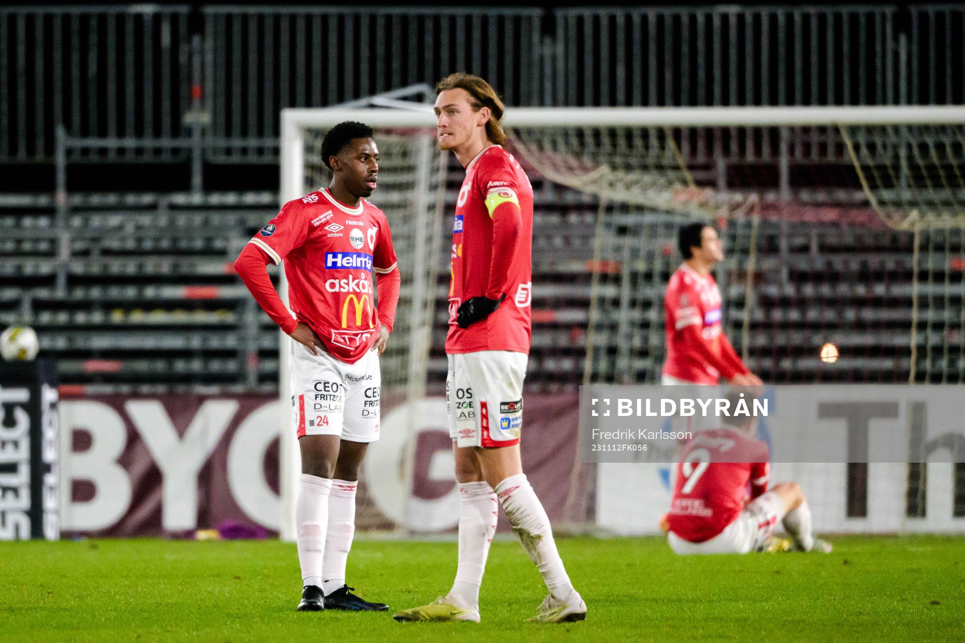 Degerfors De Pievre Ilunga och Gustav Granath deppar