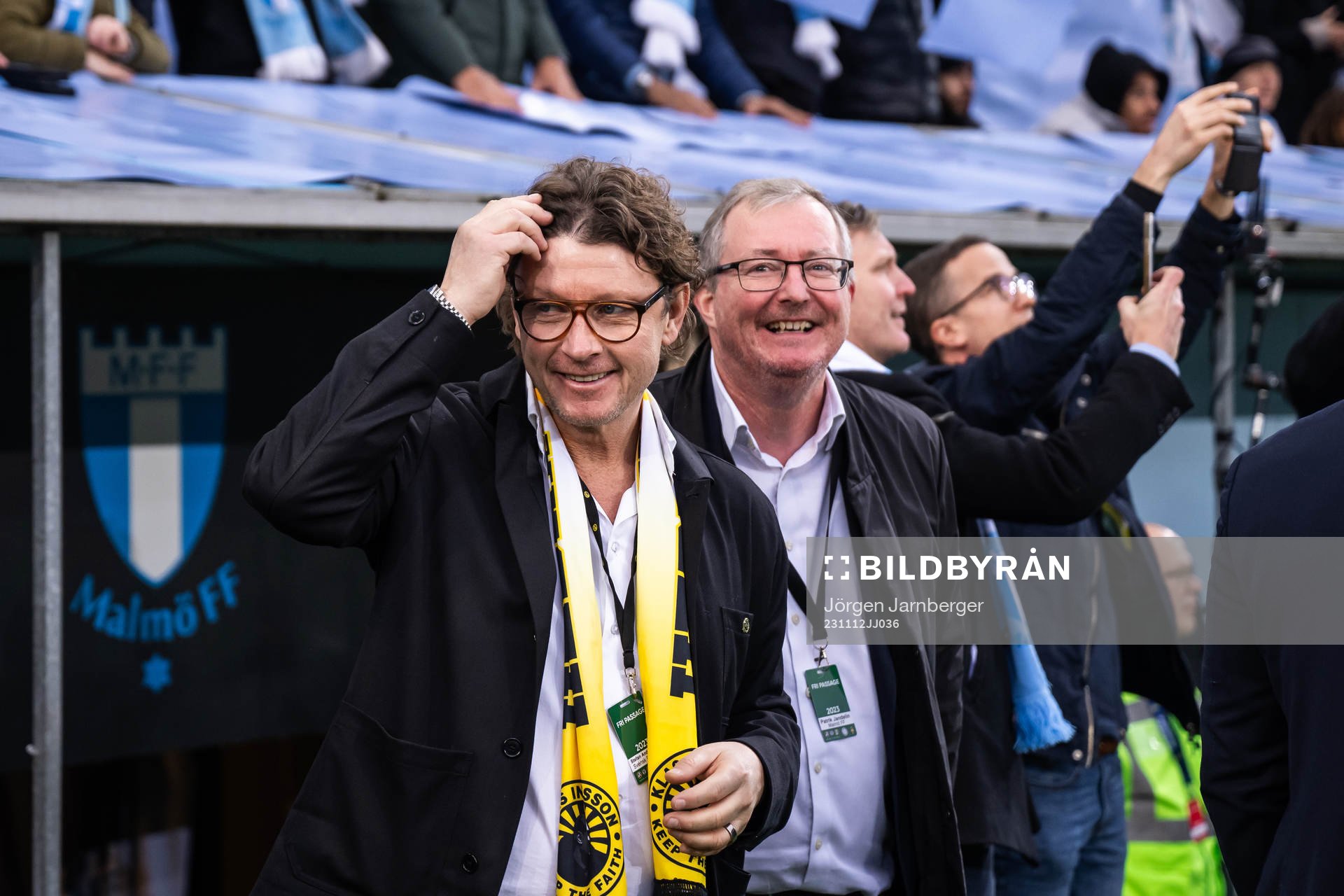 Elfsborgs klubbchef Stefan Andreasson och Malmö FFs Patrik