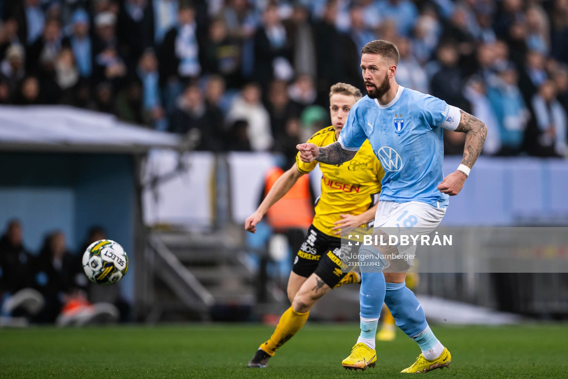 Malmö FFs Pontus Jansson och Elfsborgs Jeppe Møldrup