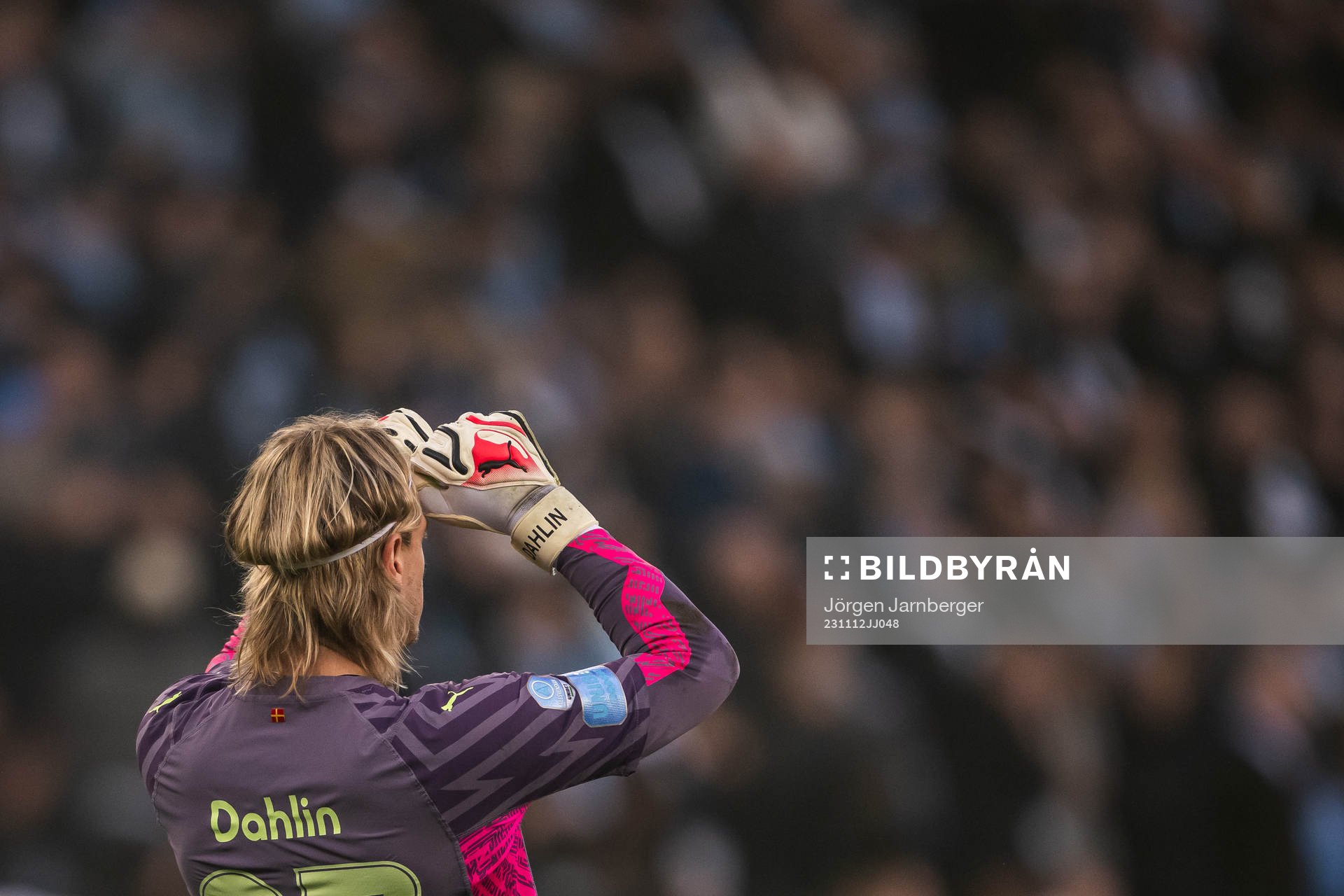 Malmö FFs målvakt Johan Dahlin
