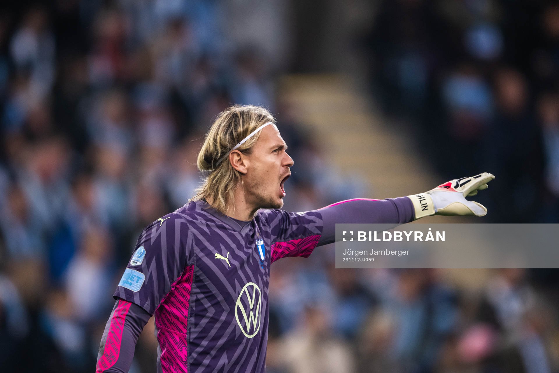 Malmö FFs målvakt Johan Dahlin