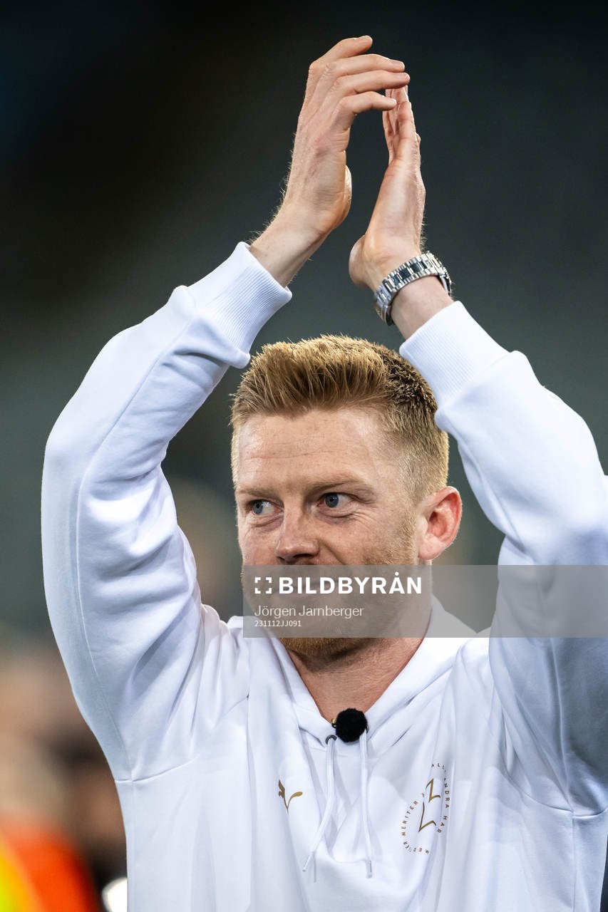 Malmö FFs Anders Christiansen jublar över SM-guldet