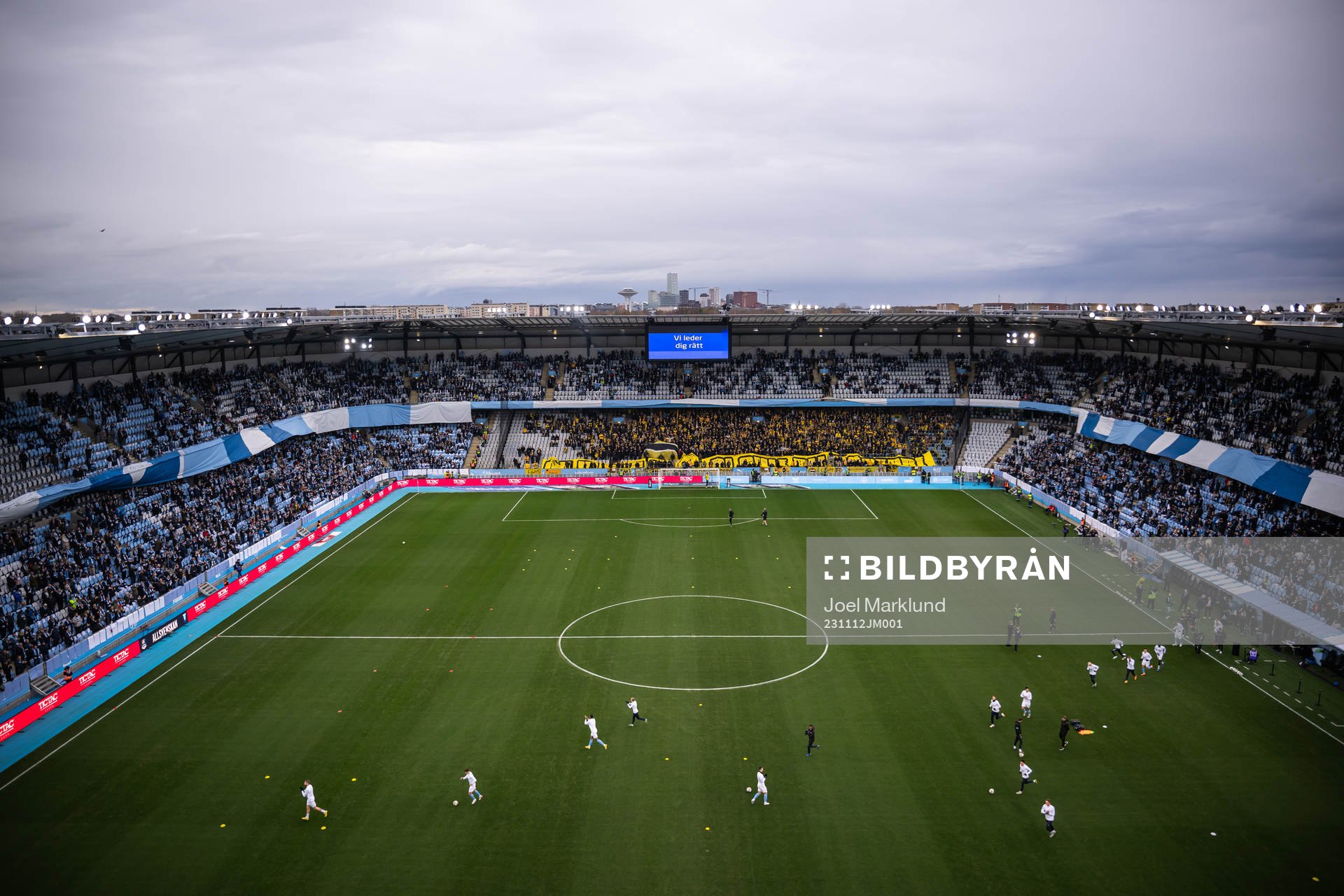 Vy över Eleda Stadion