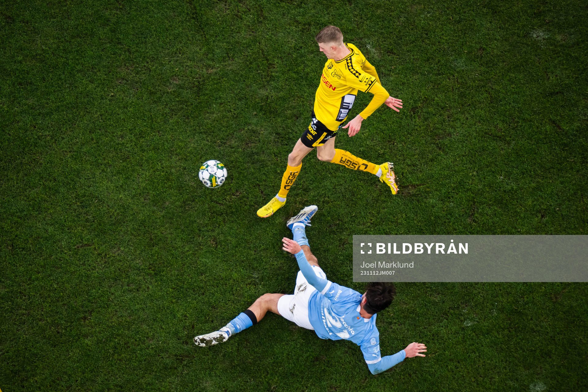 Malmö FFs Stefano Vecchia och Elfsborgs Alexander