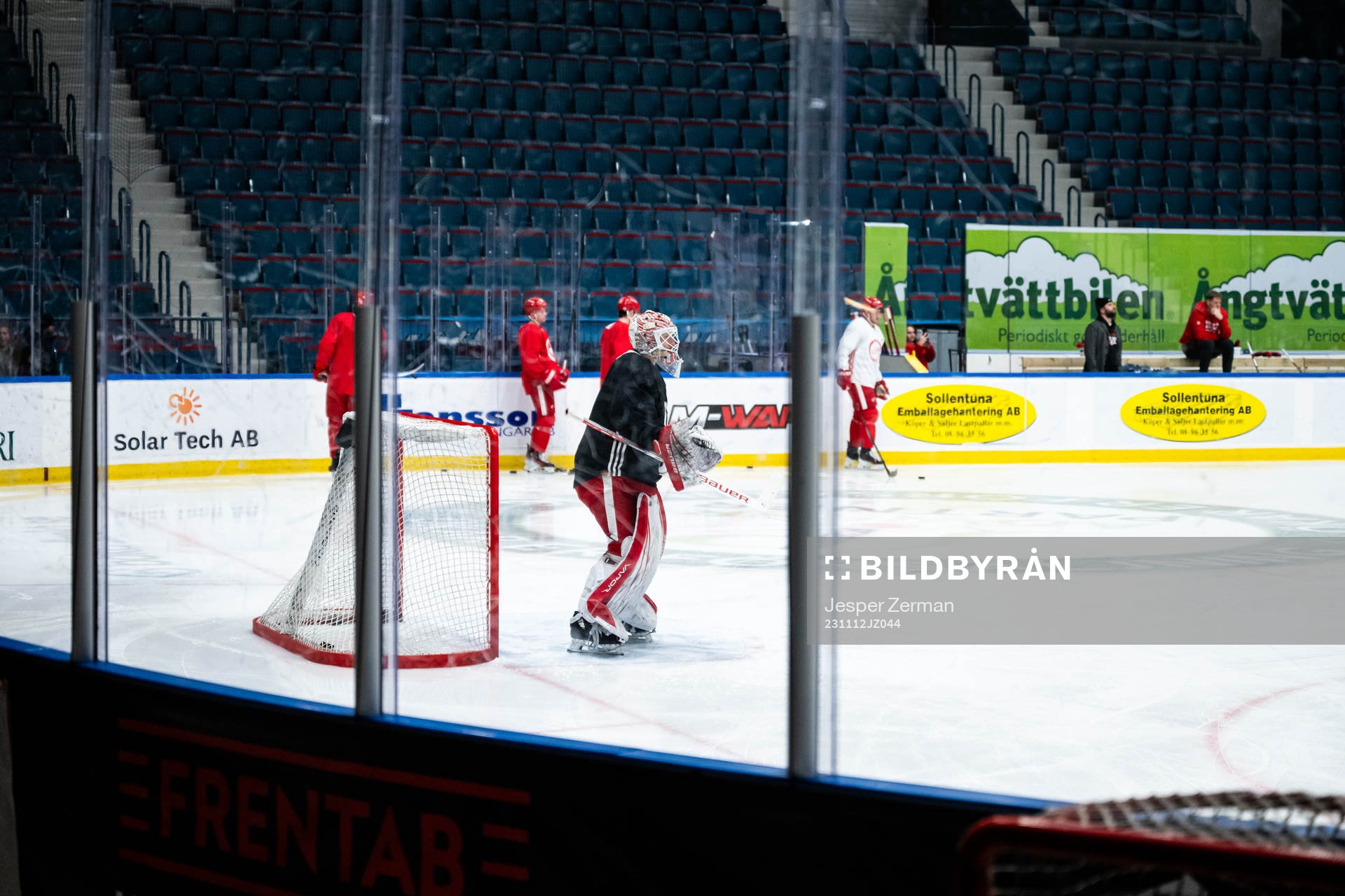 goalkeeper Alex Lyon of Detroit Red Wings