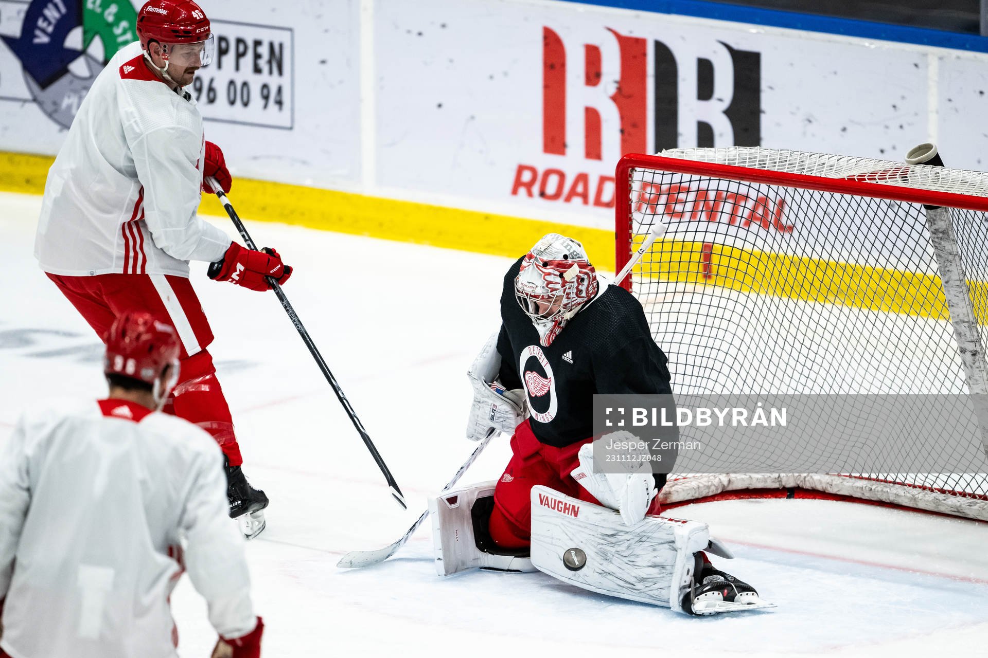 goalkeeper James Reimer of Detroit Red Wings