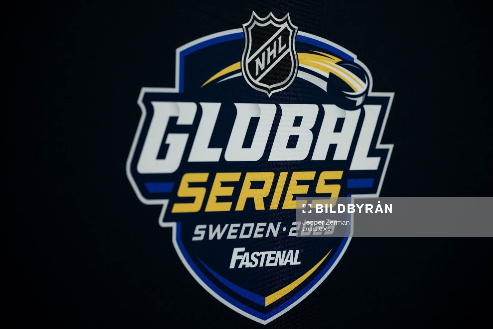 The logotype of NHL Global Series Sweden 2023