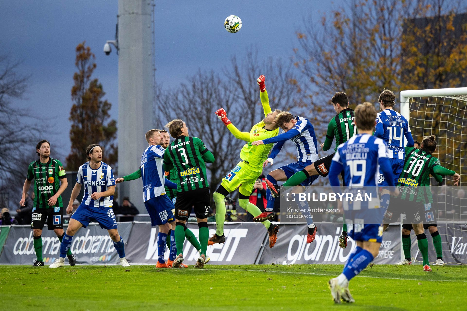 Varbergs målvakt Fredrik Andersson