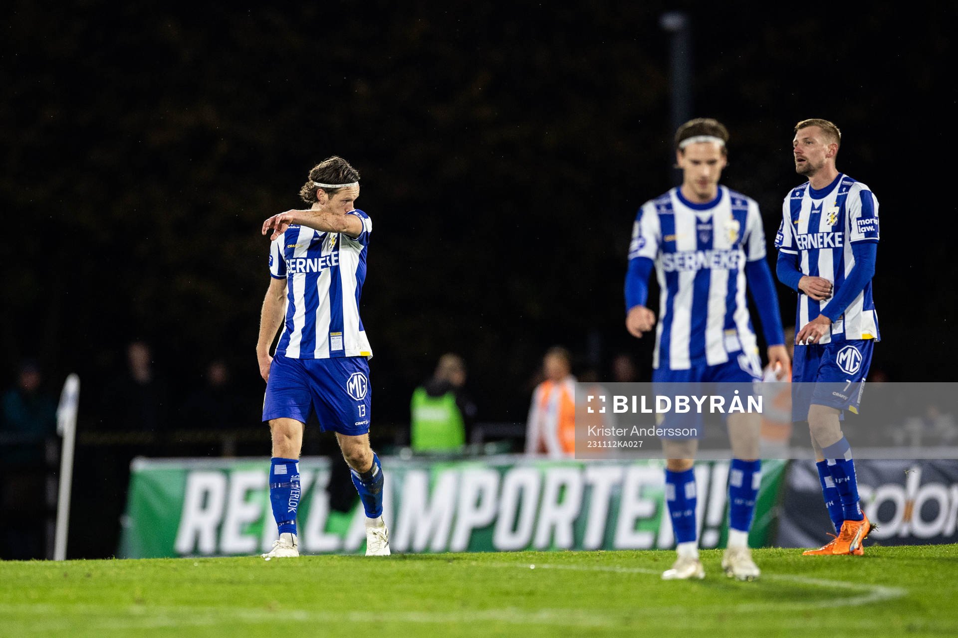 IFK Göteborgs Gustav Svensson deppar