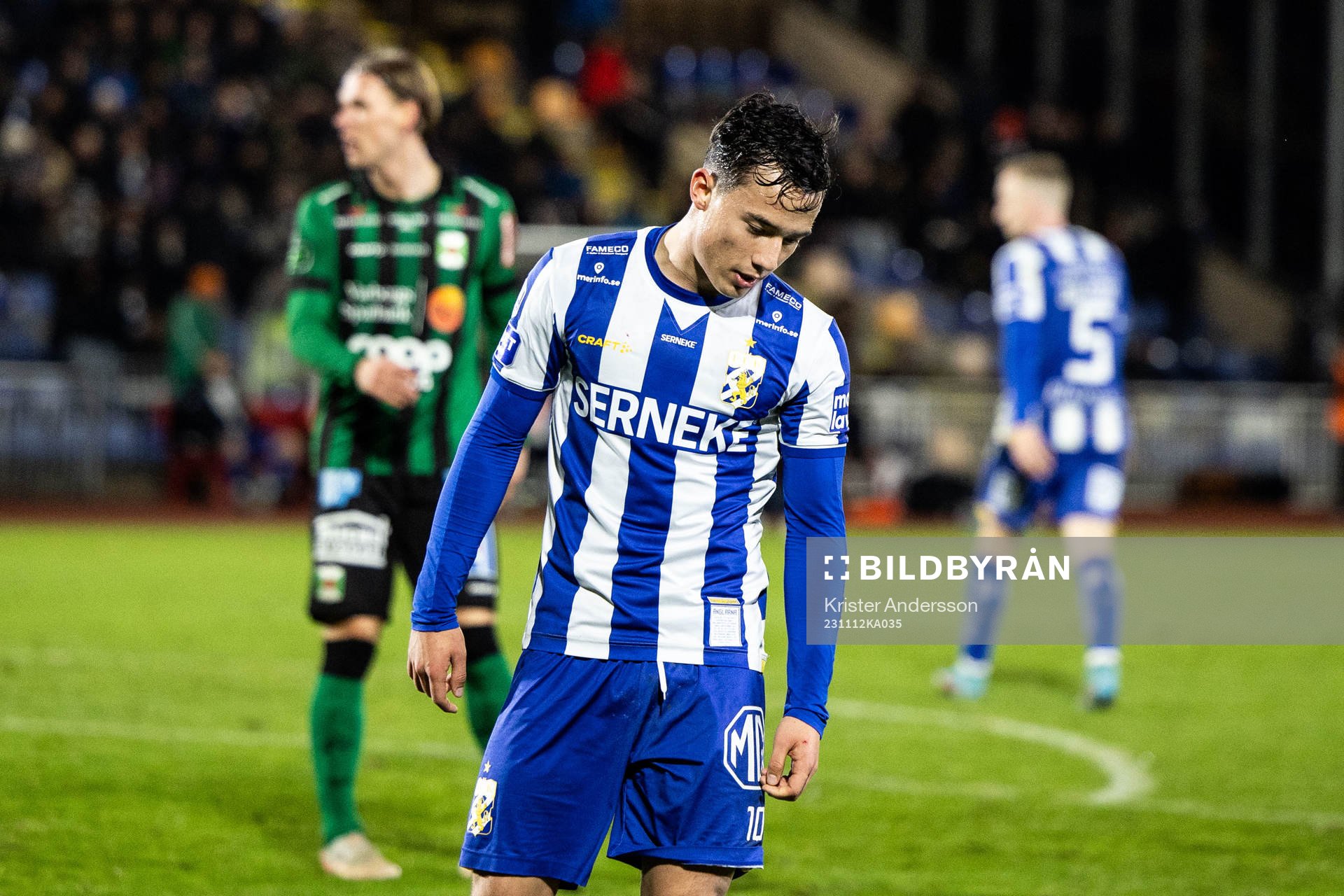 IFK Göteborgs Hussein Carneil deppar