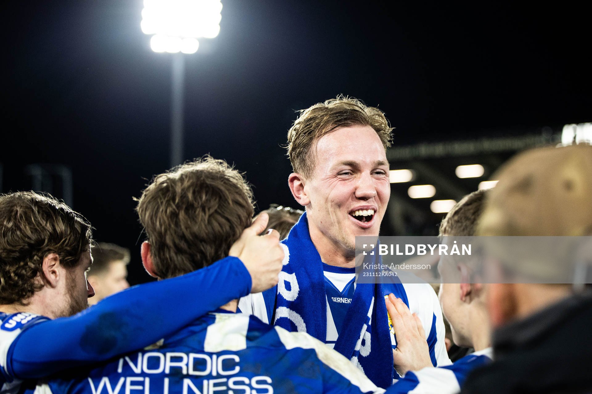 IFK Göteborgs Adam Carlén jublar