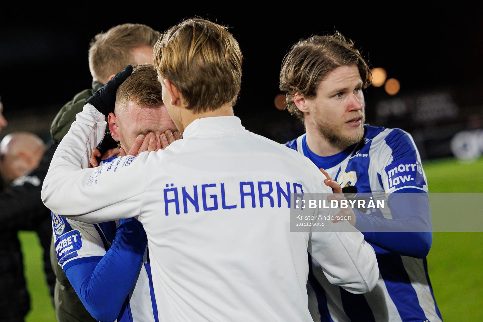 IFK Göteborgs Sebastian Ohlsson och Gustaf Norlin jublar